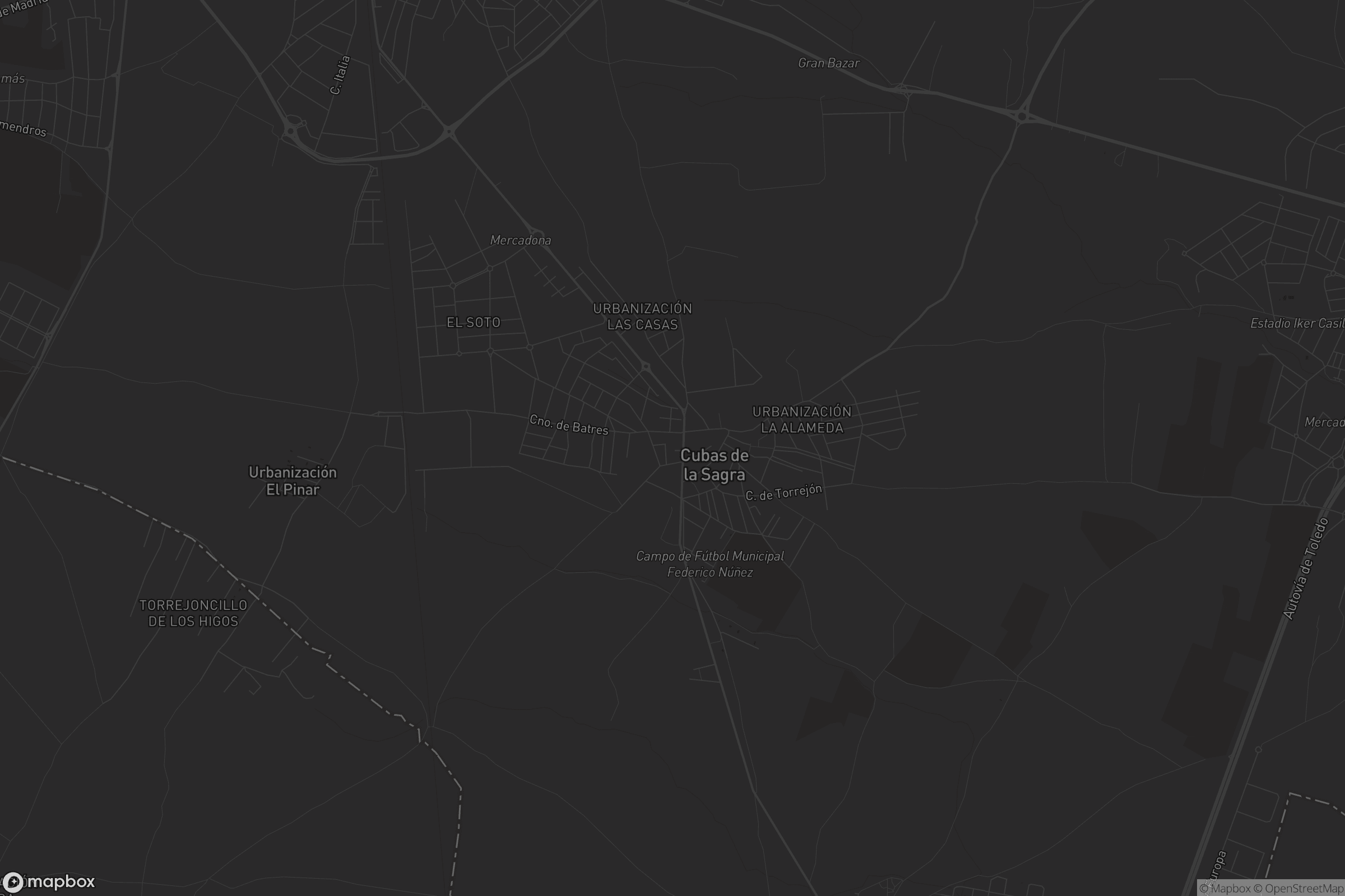 Mapa de Cubas de la Sagra