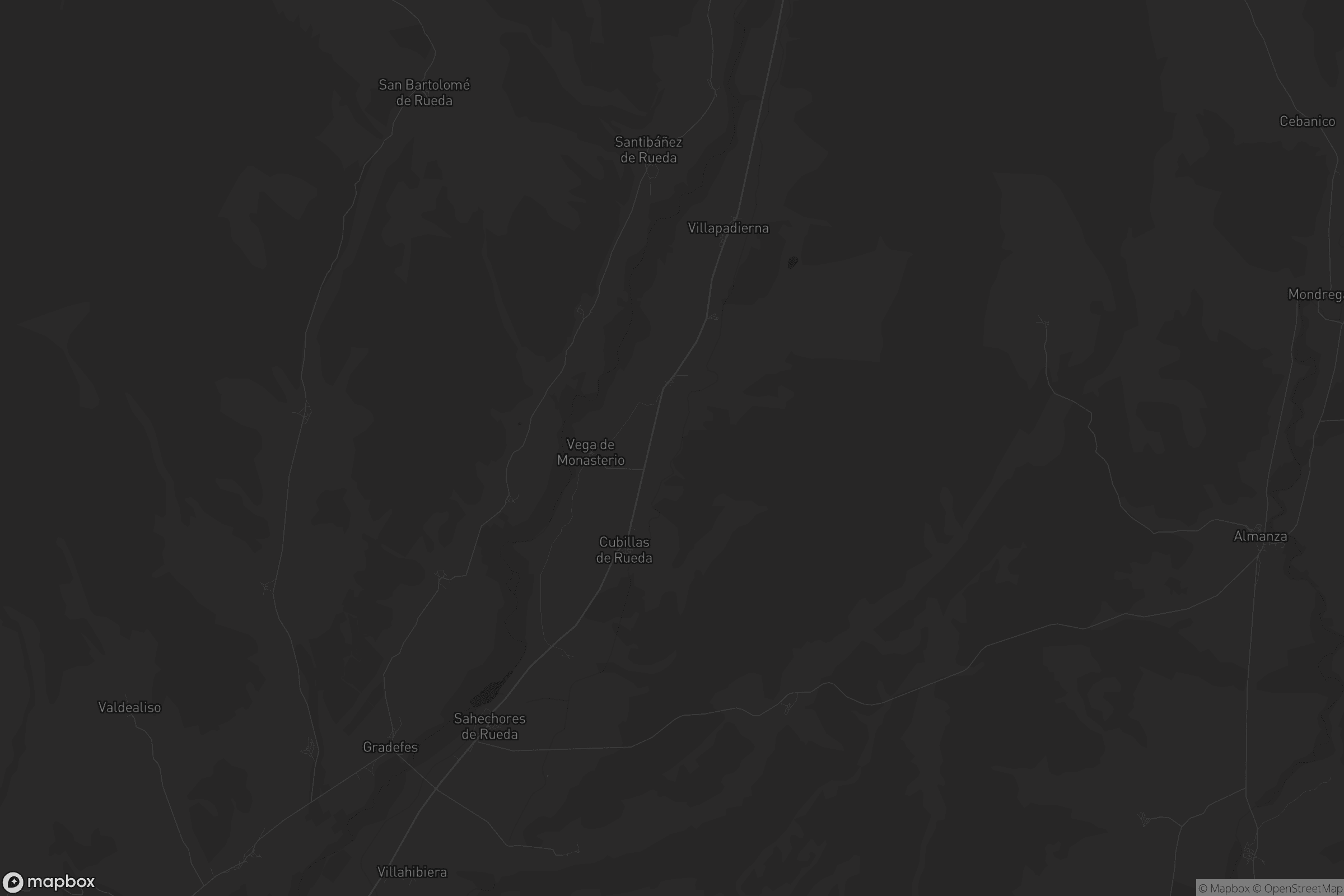 Mapa de Cubillas de Rueda