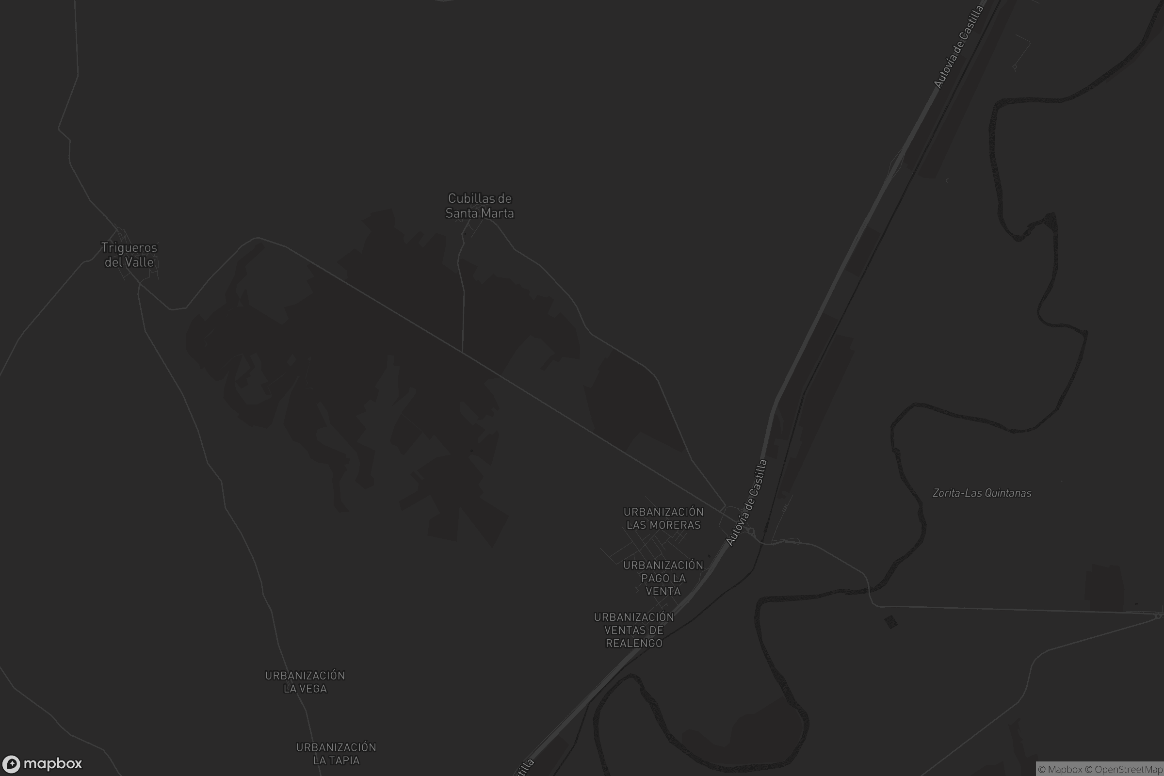 Mapa de Cubillas de Santa Marta
