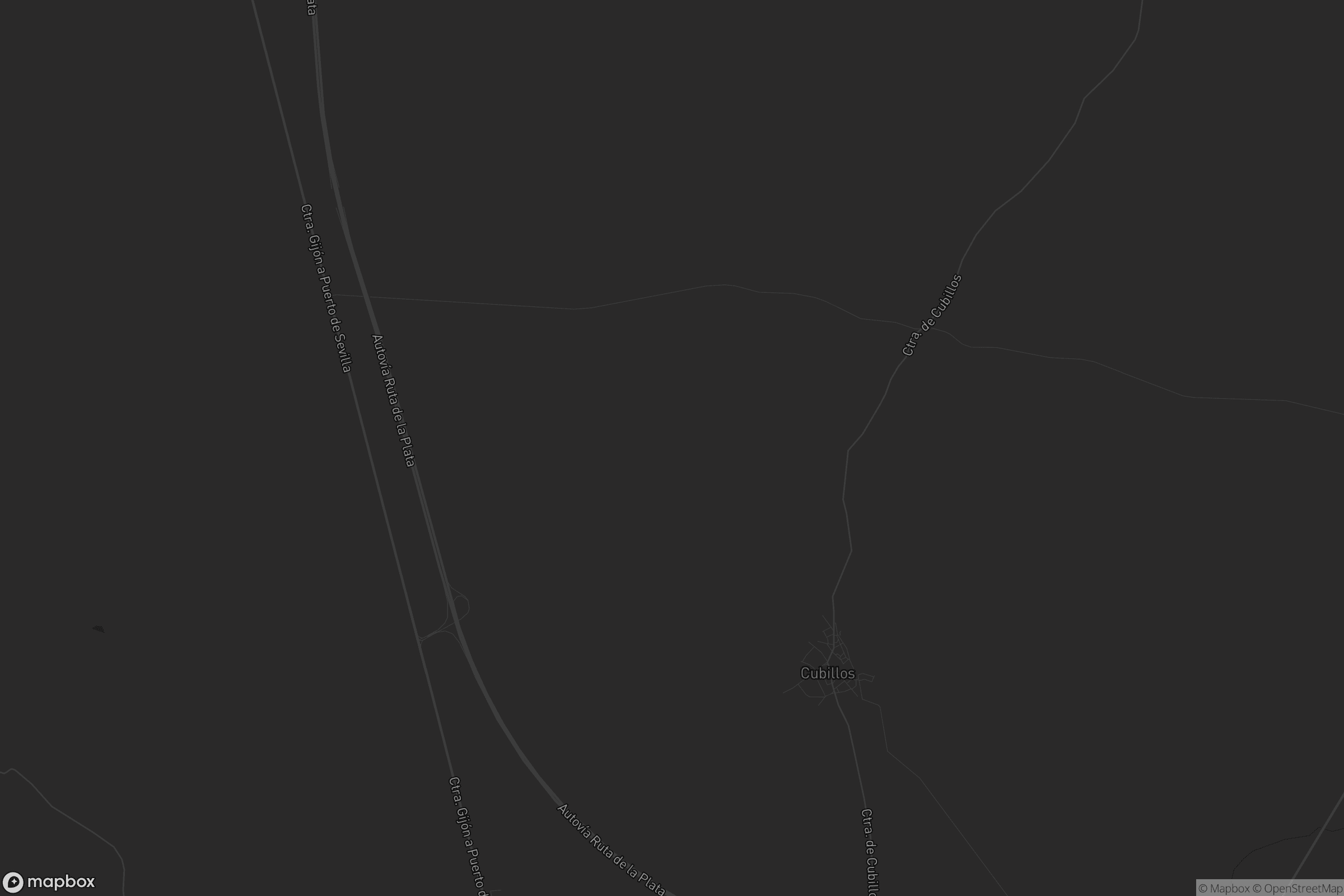 Mapa de Cubillos
