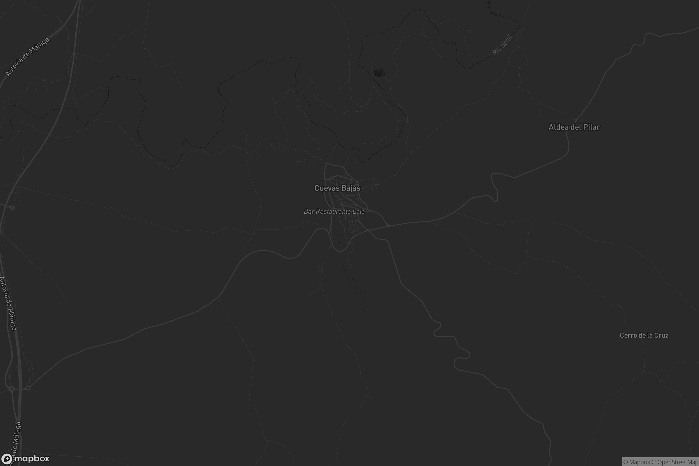 Mapa de Cuevas Bajas