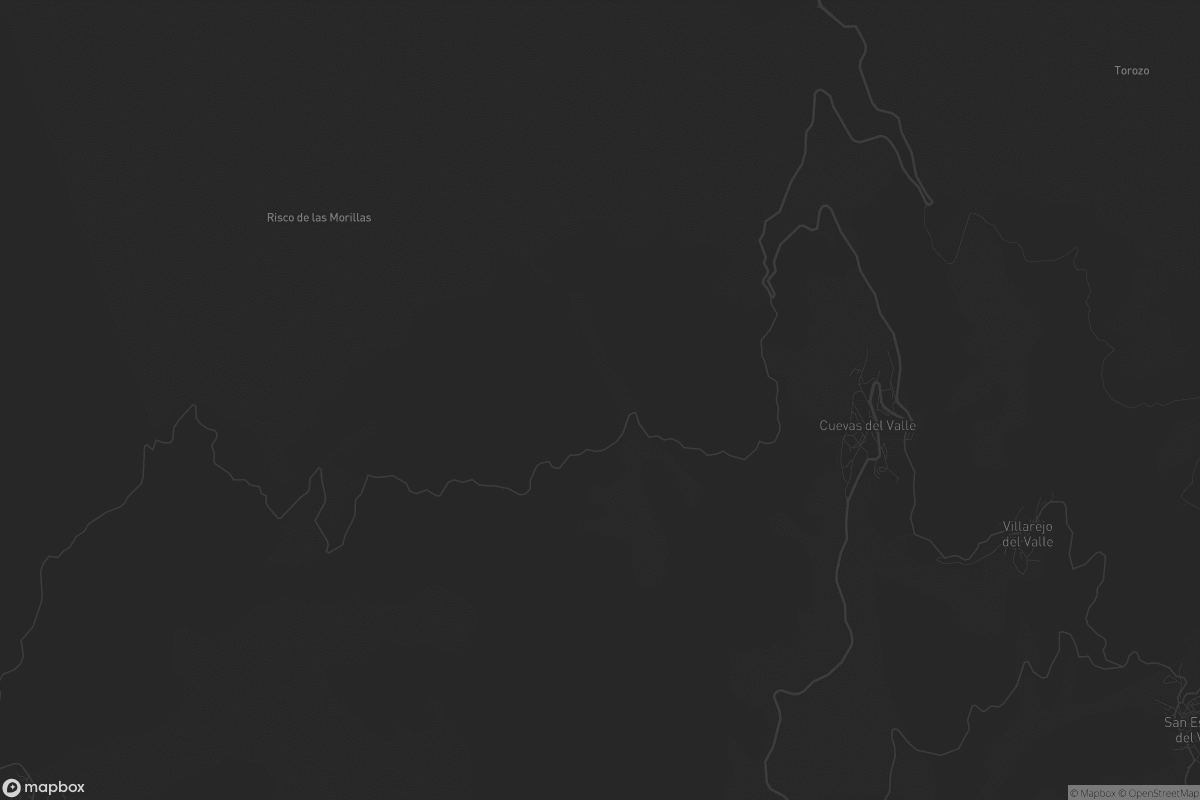 Mapa de Cuevas del Valle