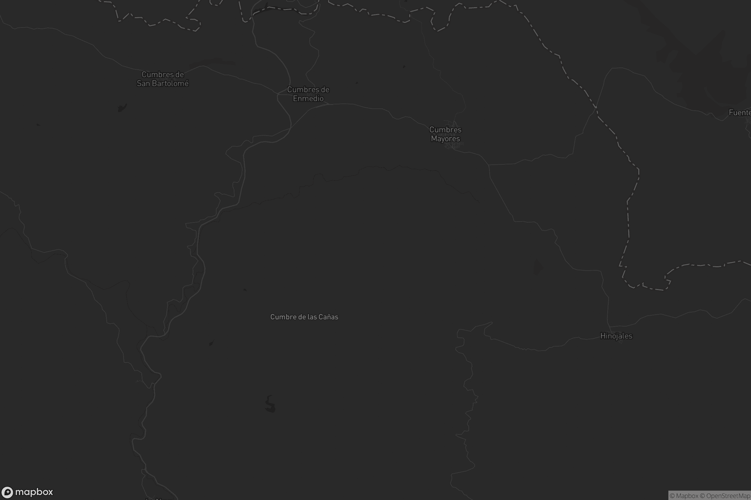 Mapa de Cumbres Mayores