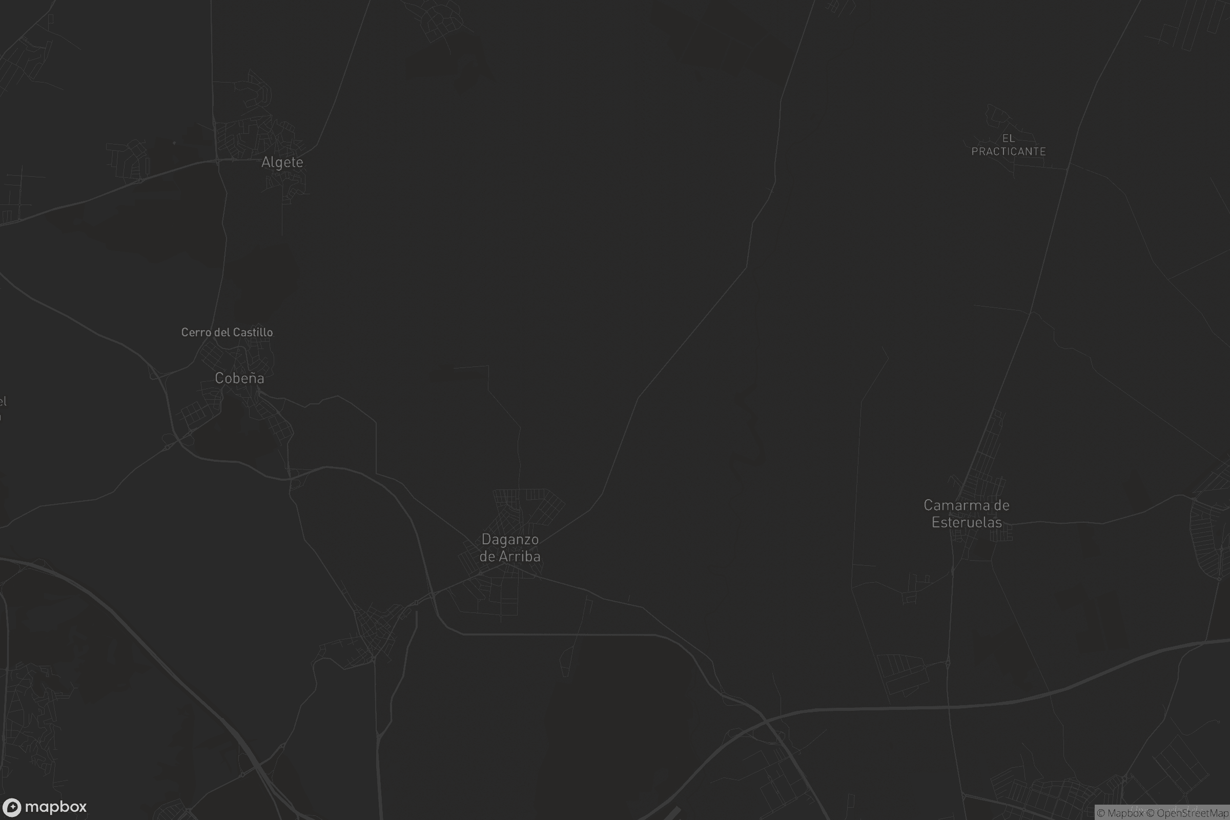 Mapa de Daganzo de Arriba