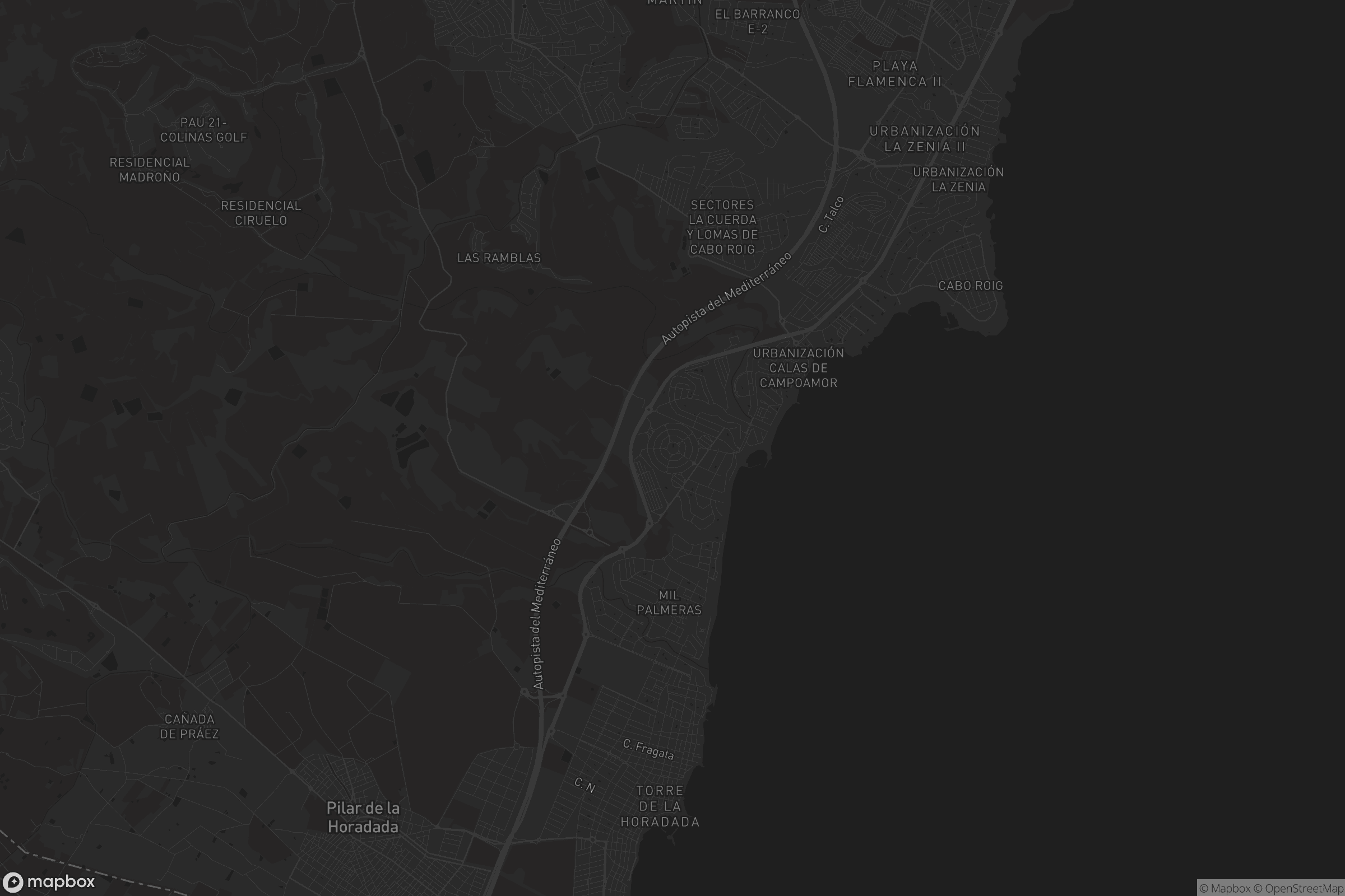 Mapa de Dehesa de Campoamor