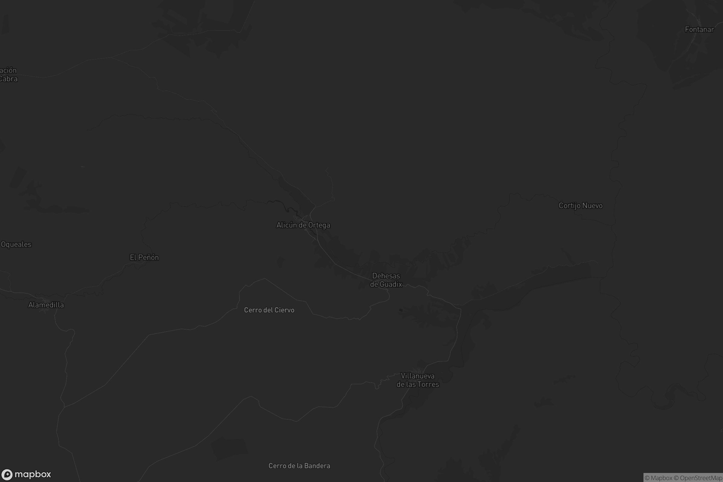 Mapa de Dehesas de Guadix