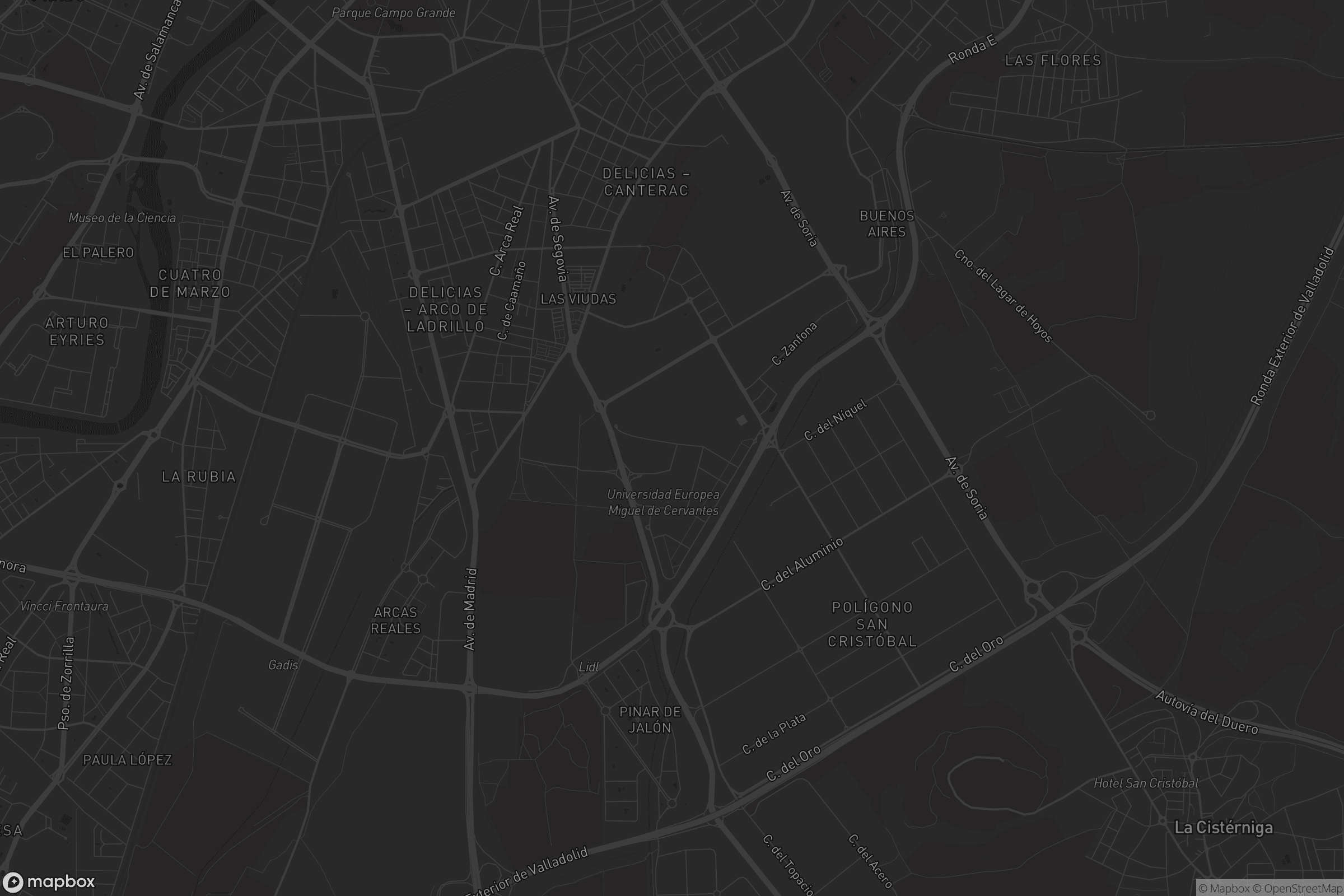 Mapa de Delicias - Canterac