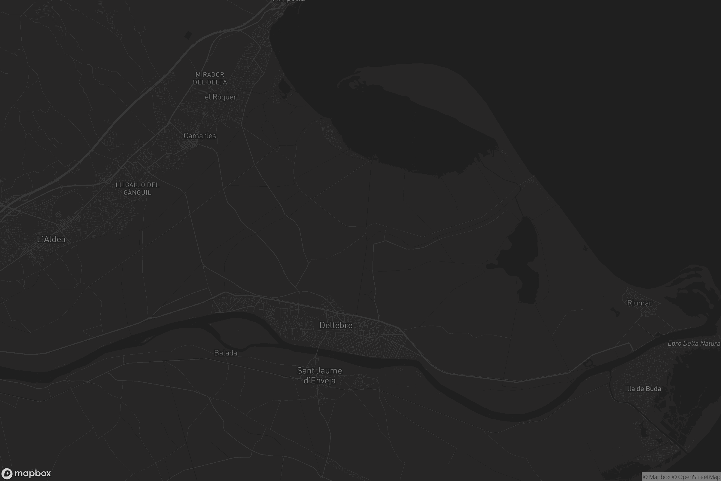 Mapa de Deltebre