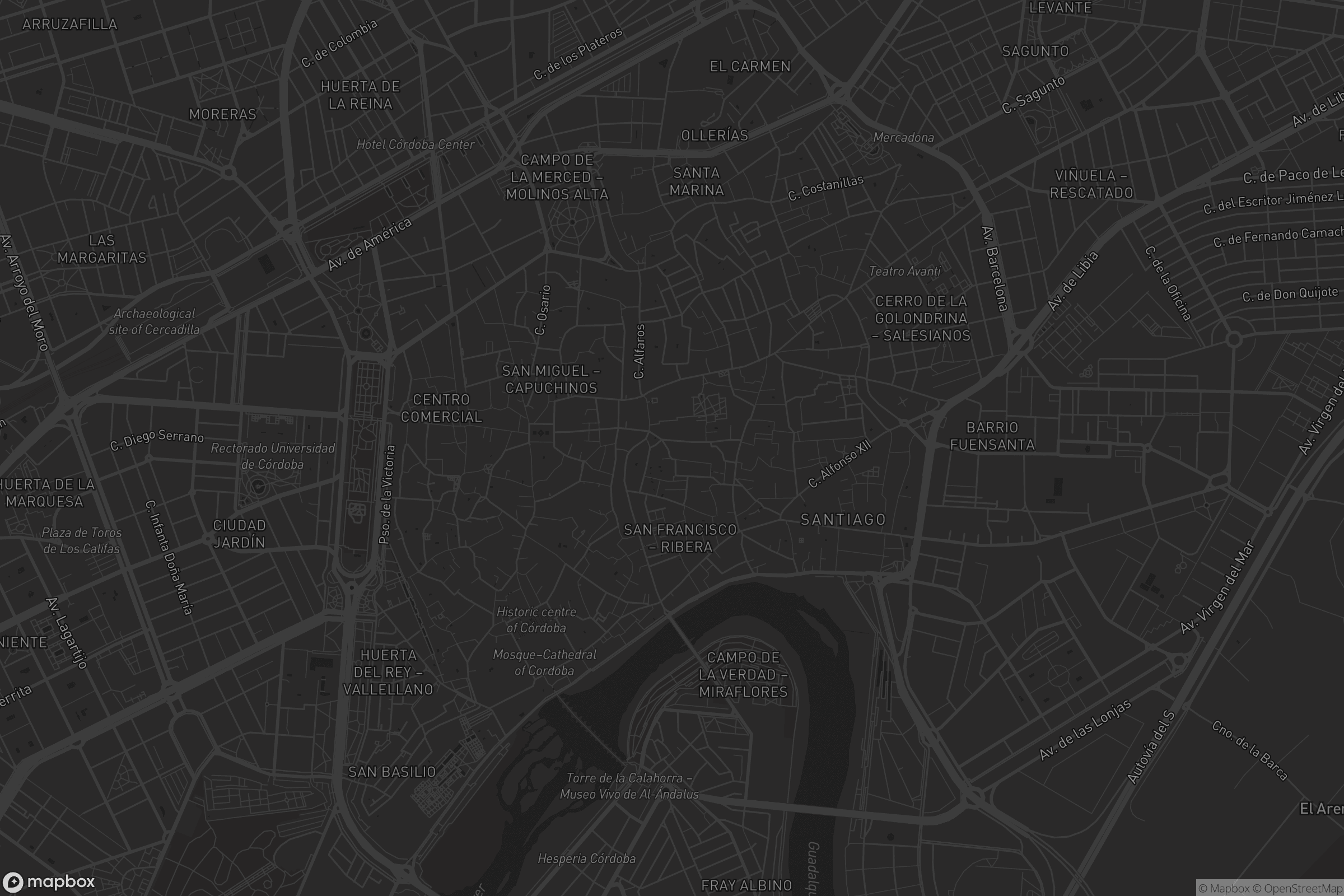 Mapa de Distrito Centro