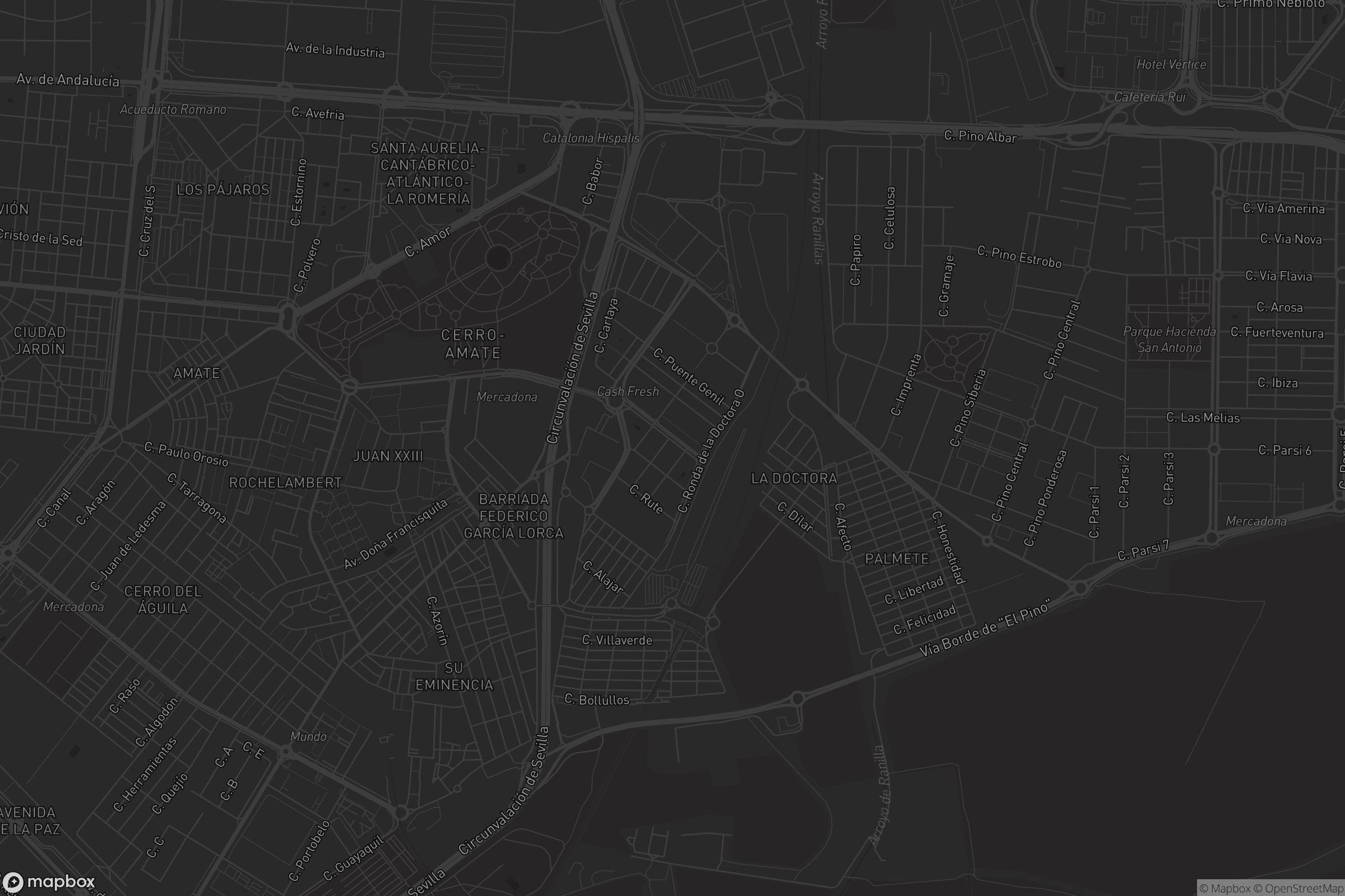 Mapa de Distrito Cerro-Amate