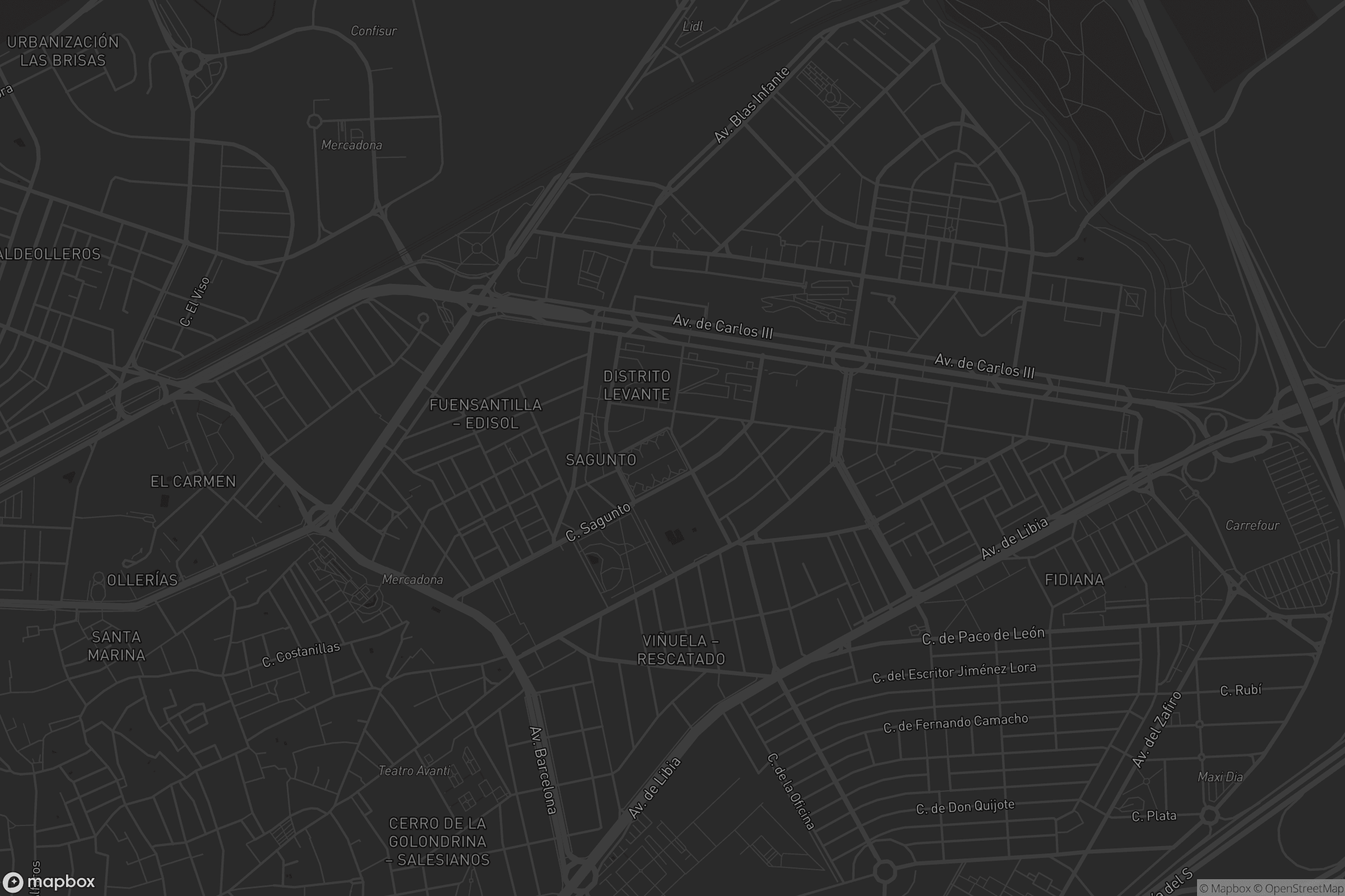 Mapa de Distrito de Levante