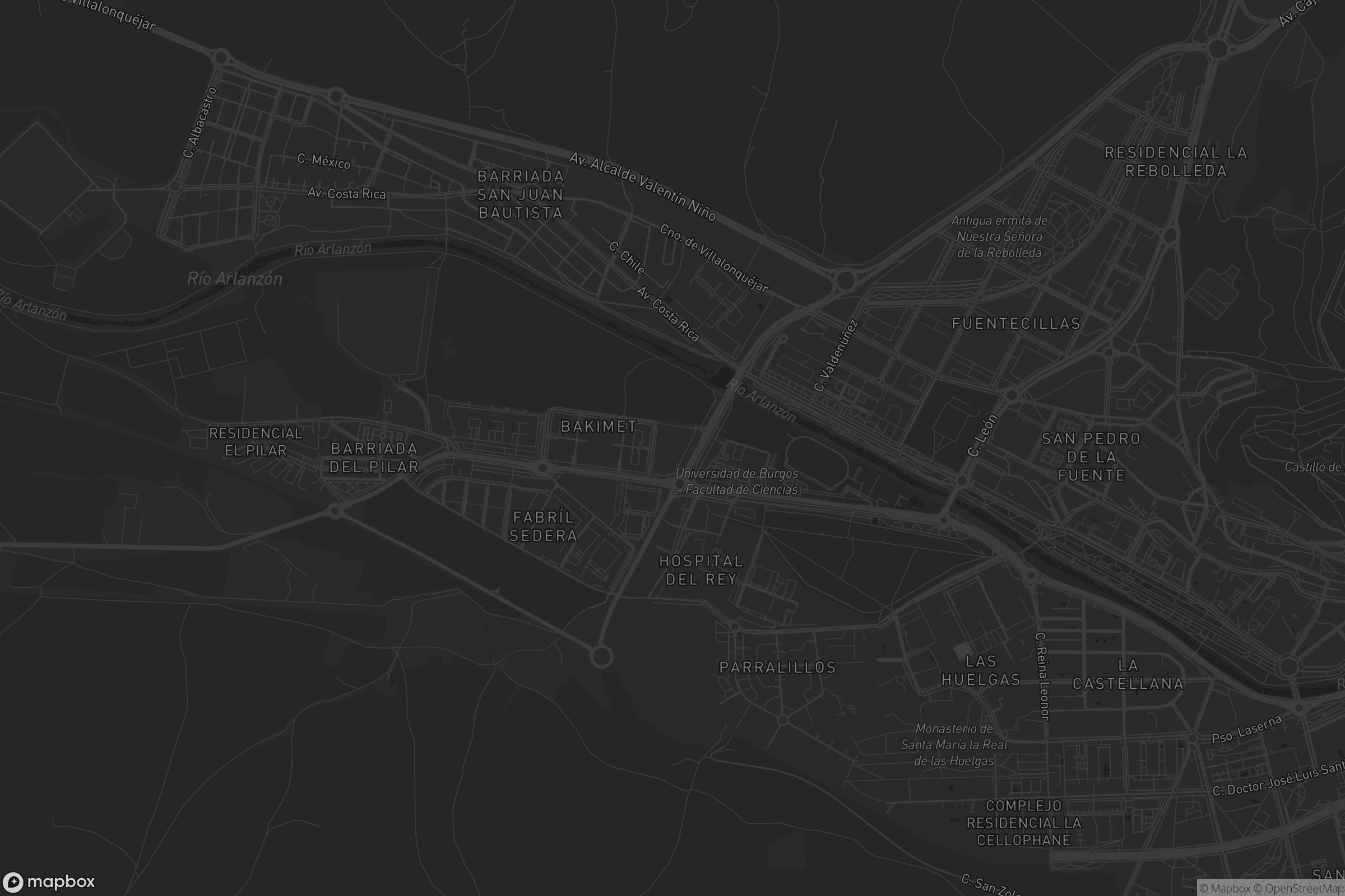 Mapa de Distrito Oeste