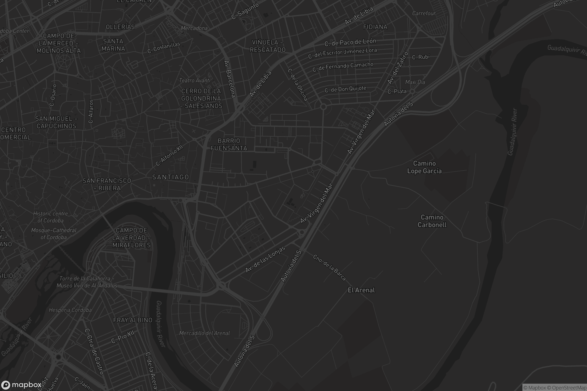 Mapa de Distrito Sureste