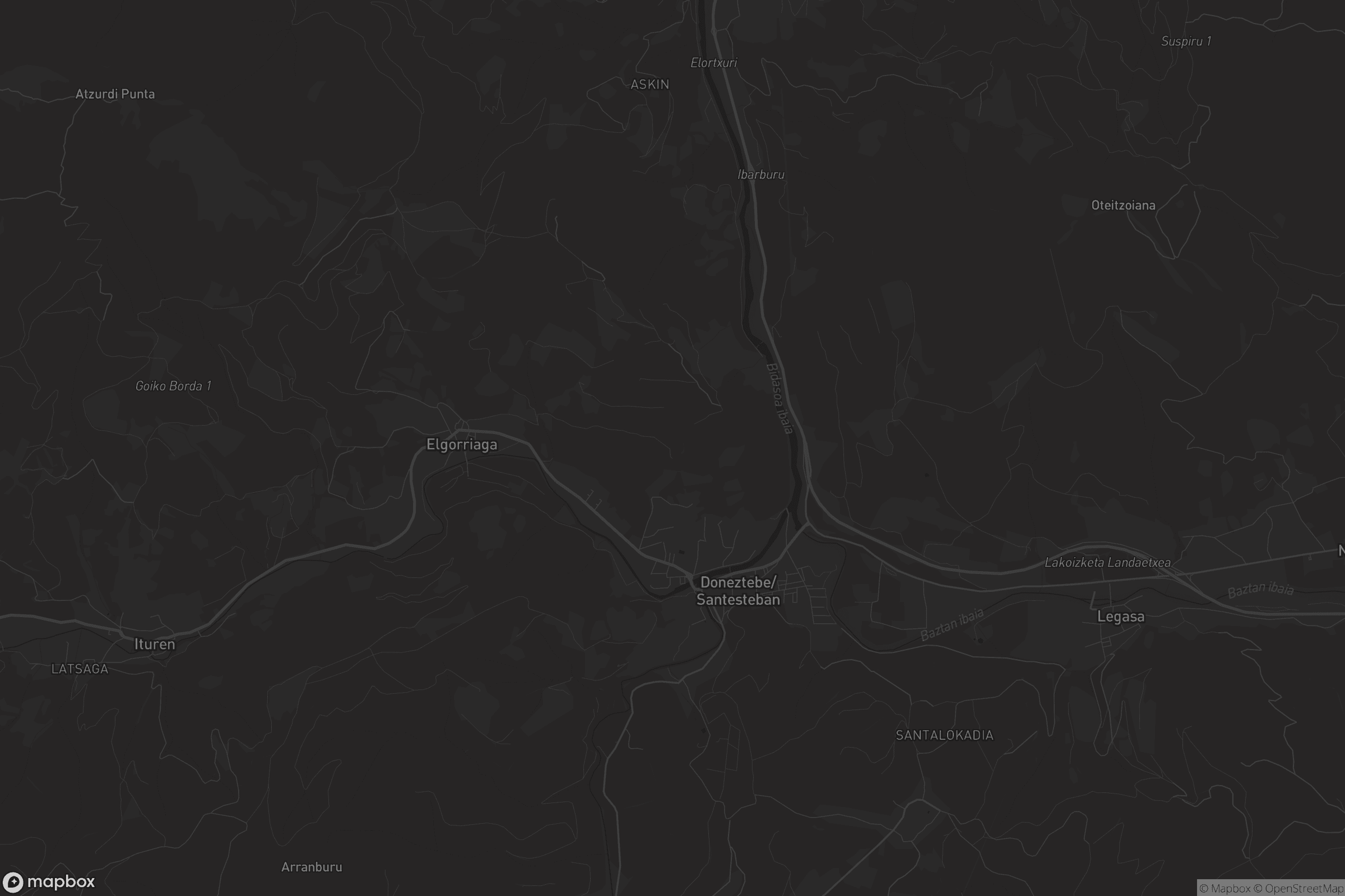 Mapa de Doneztebe / Santesteban