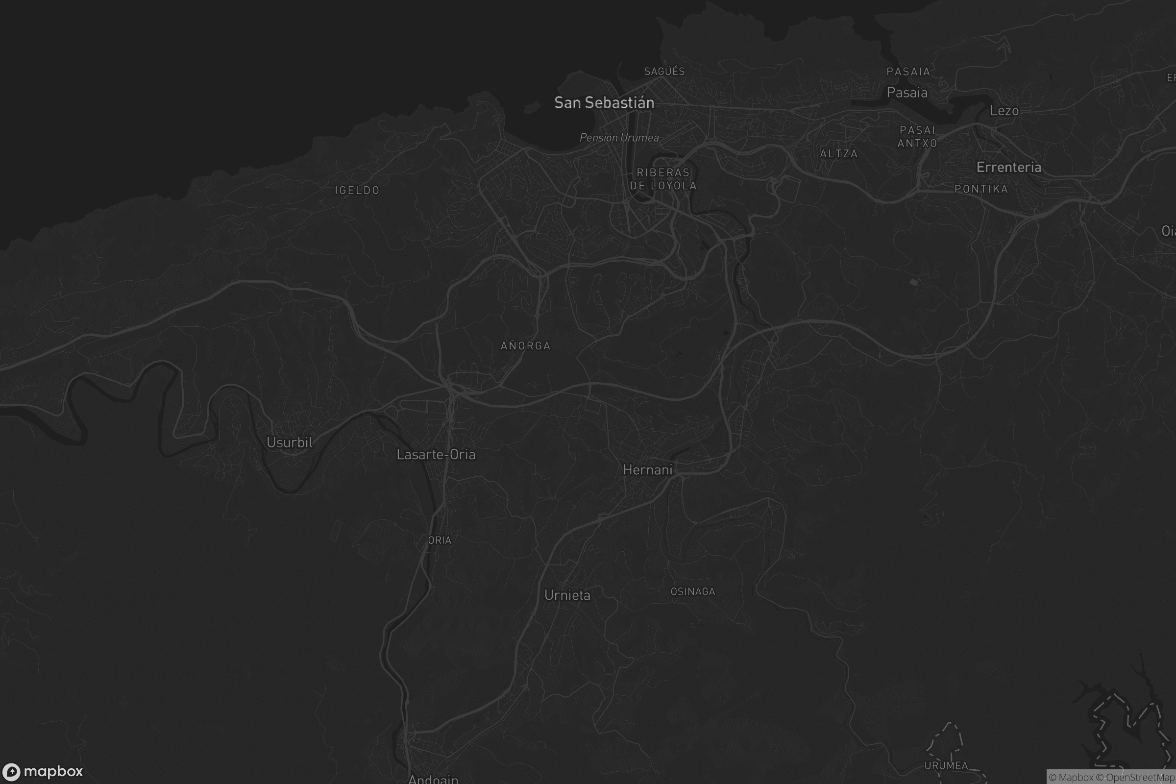Mapa de Donostia / San Sebastián