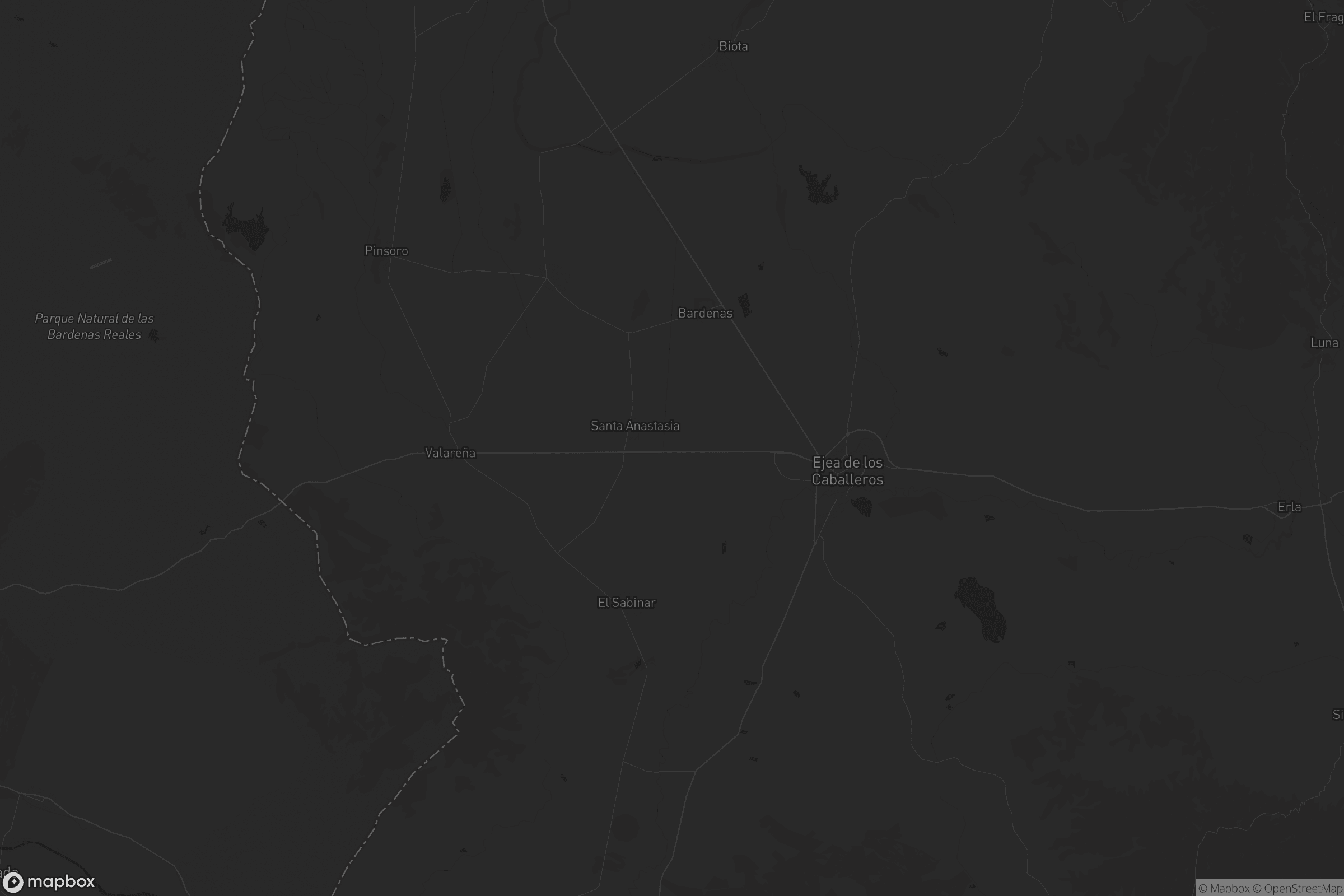 Mapa de Ejea de los Caballeros