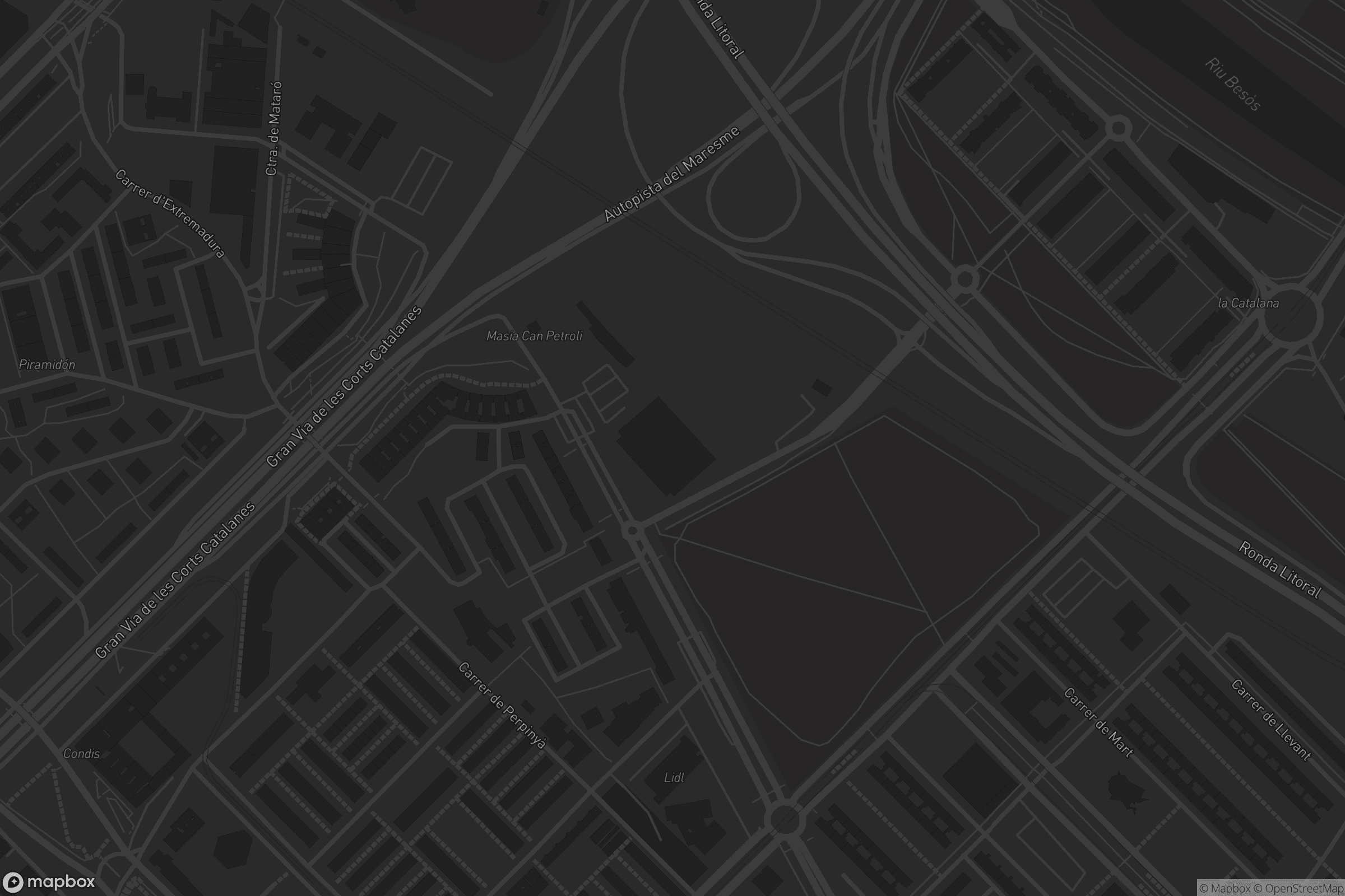 Mapa de El Besòs - districte 5