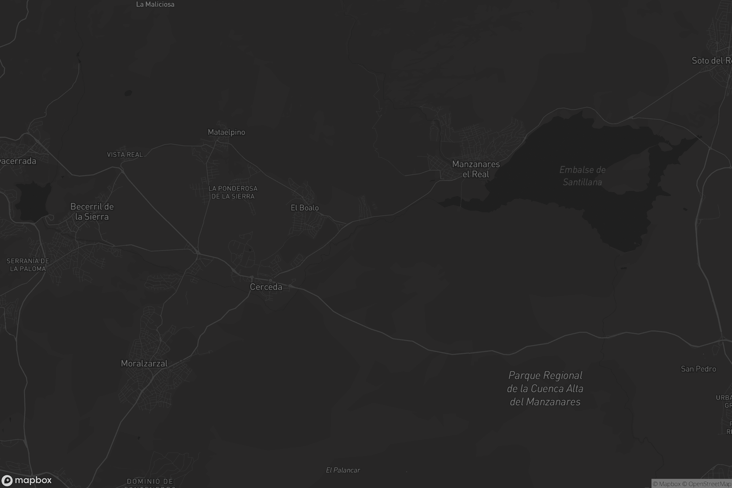 Mapa de El Boalo-Cerceda-Mataelpino
