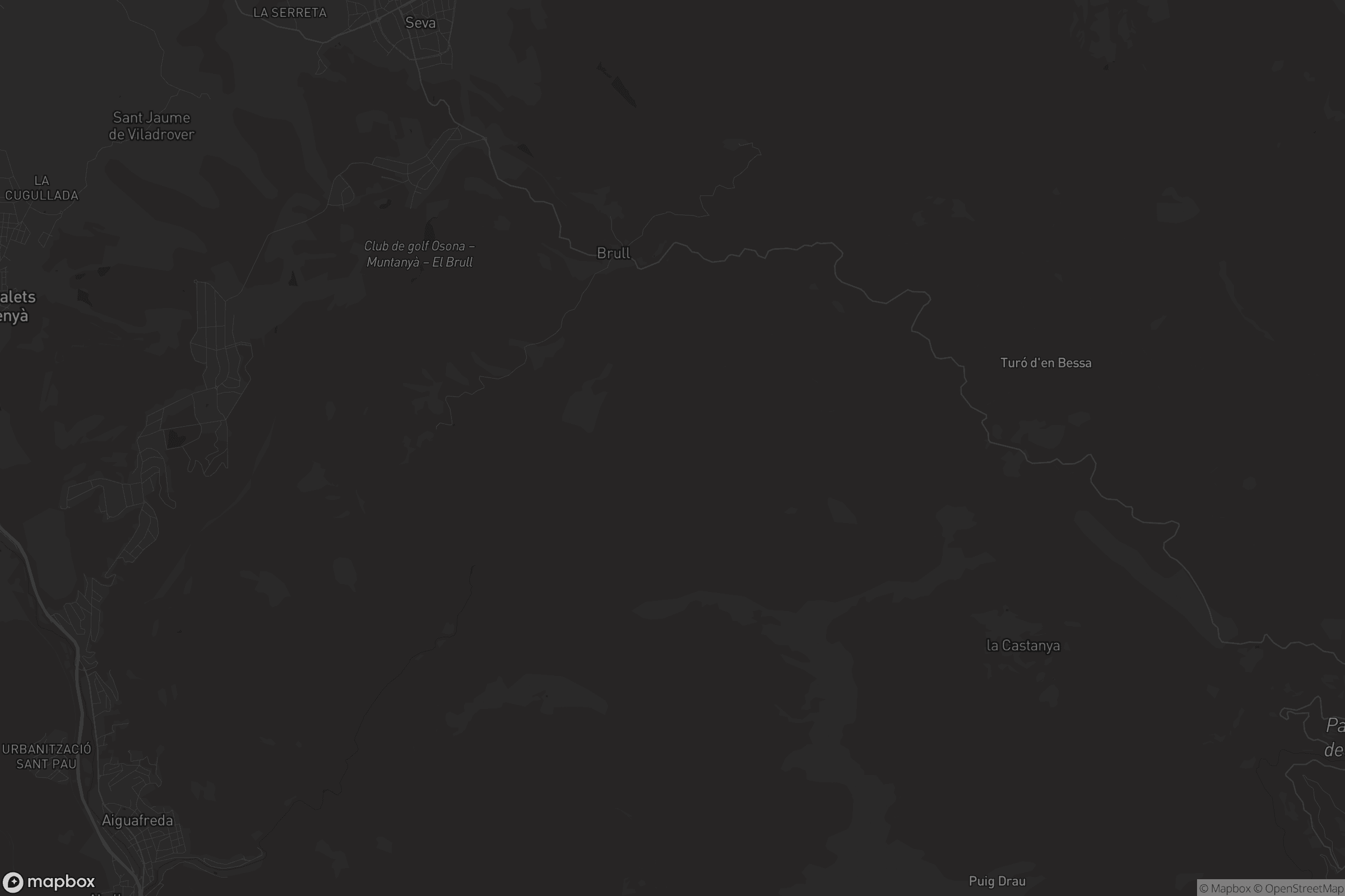 Mapa de el Brull