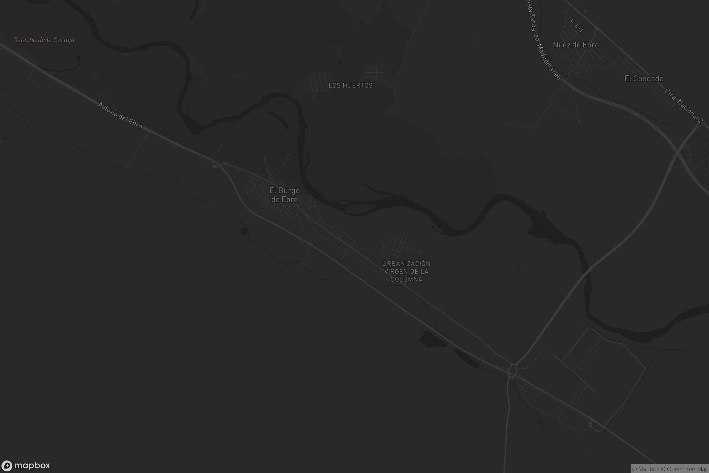 Mapa de El Burgo de Ebro