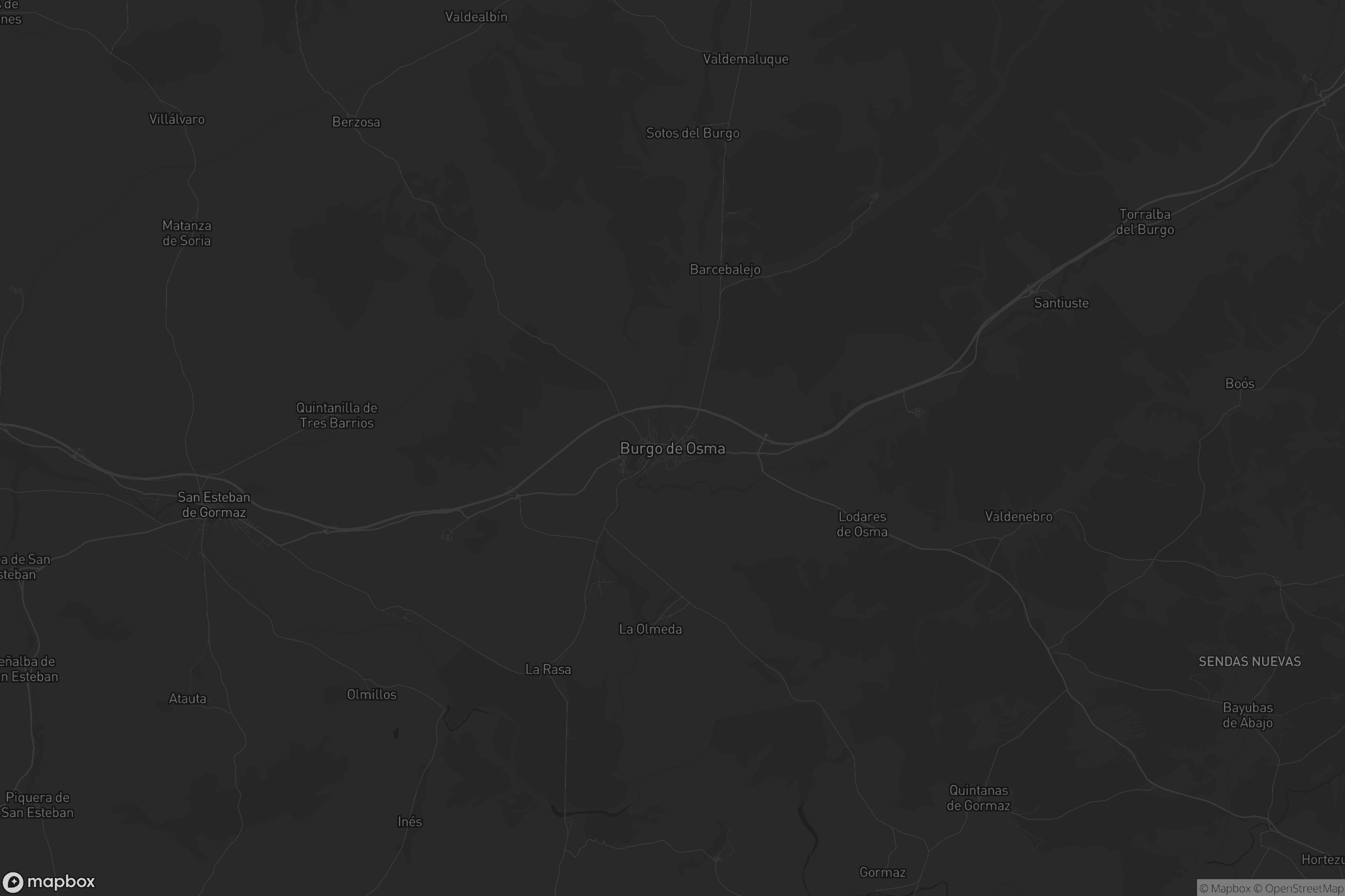 Mapa de El Burgo de Osma