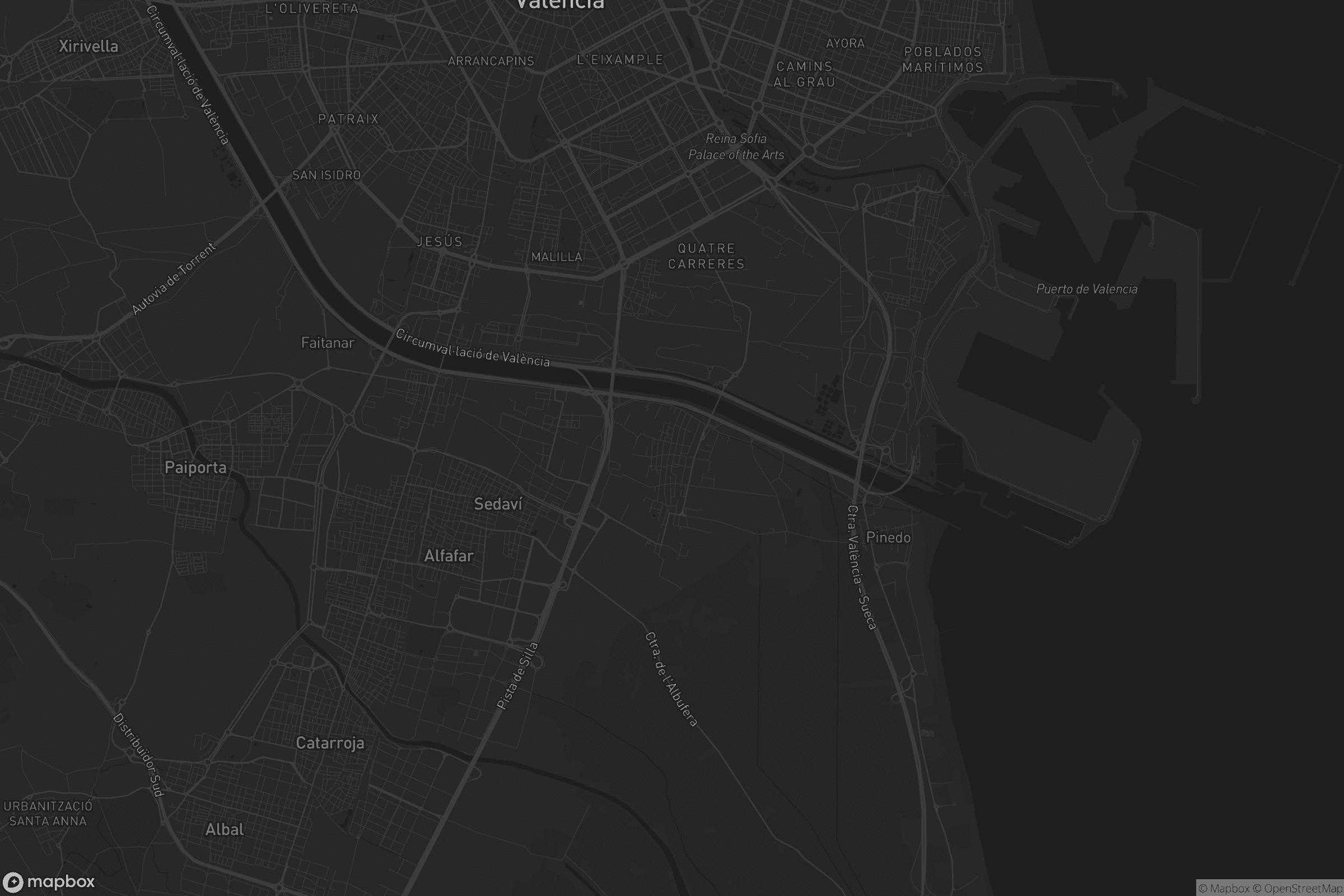 Mapa de el Castellar - l'Oliveral