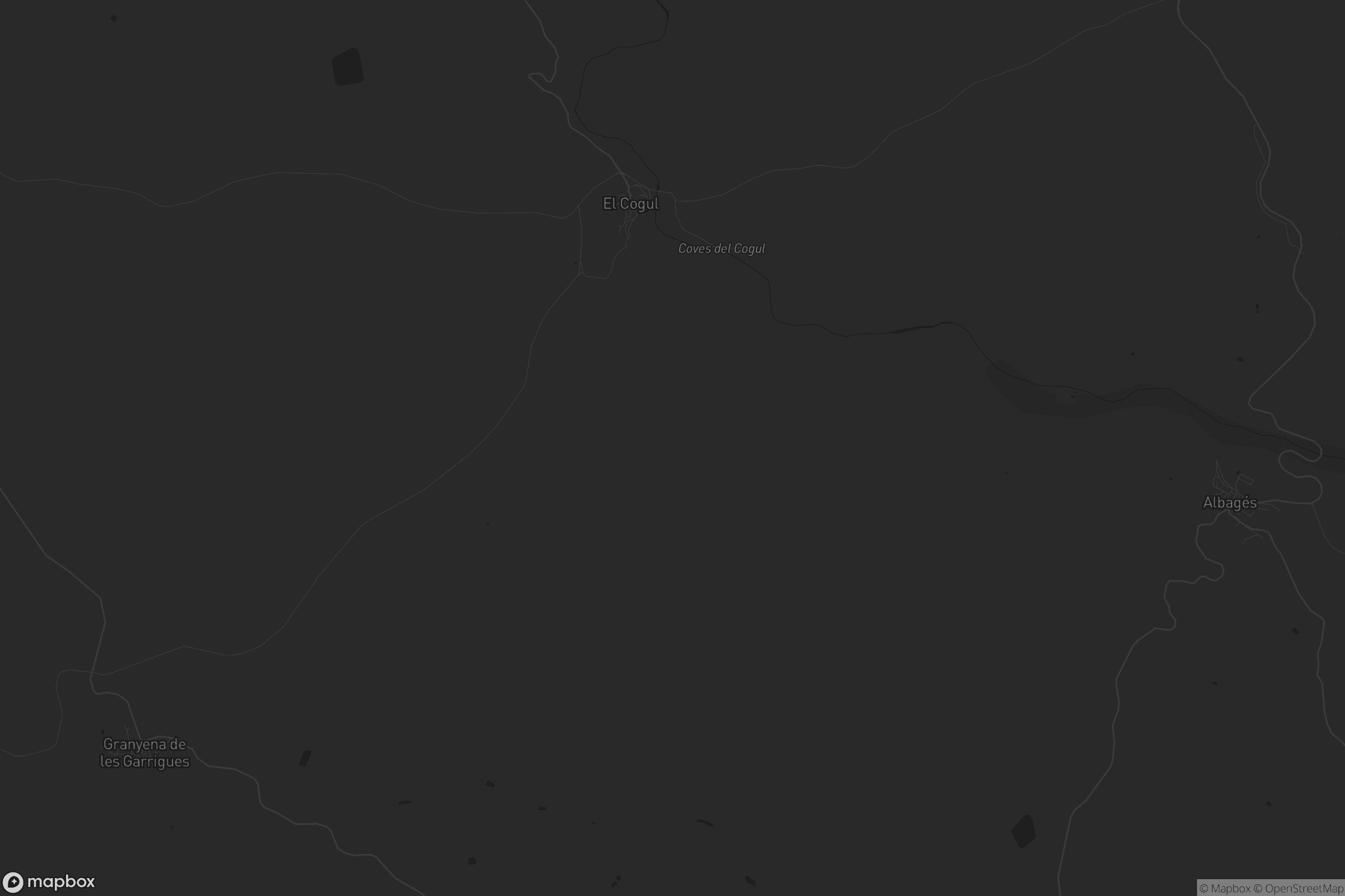 Mapa de el Cogul