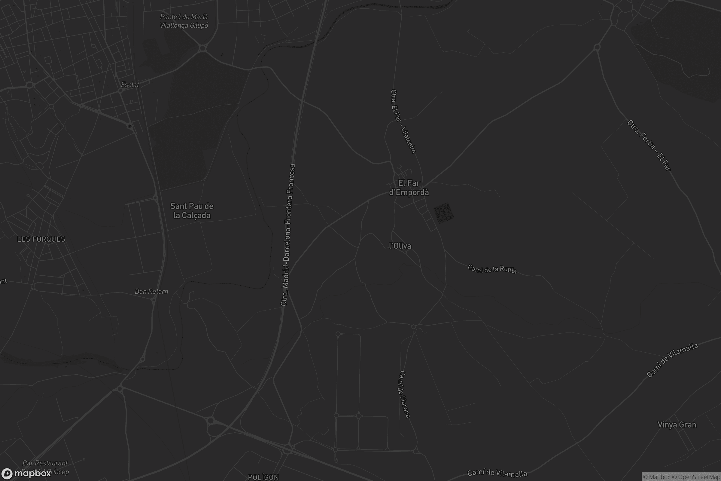 Mapa de el Far d'Empordà