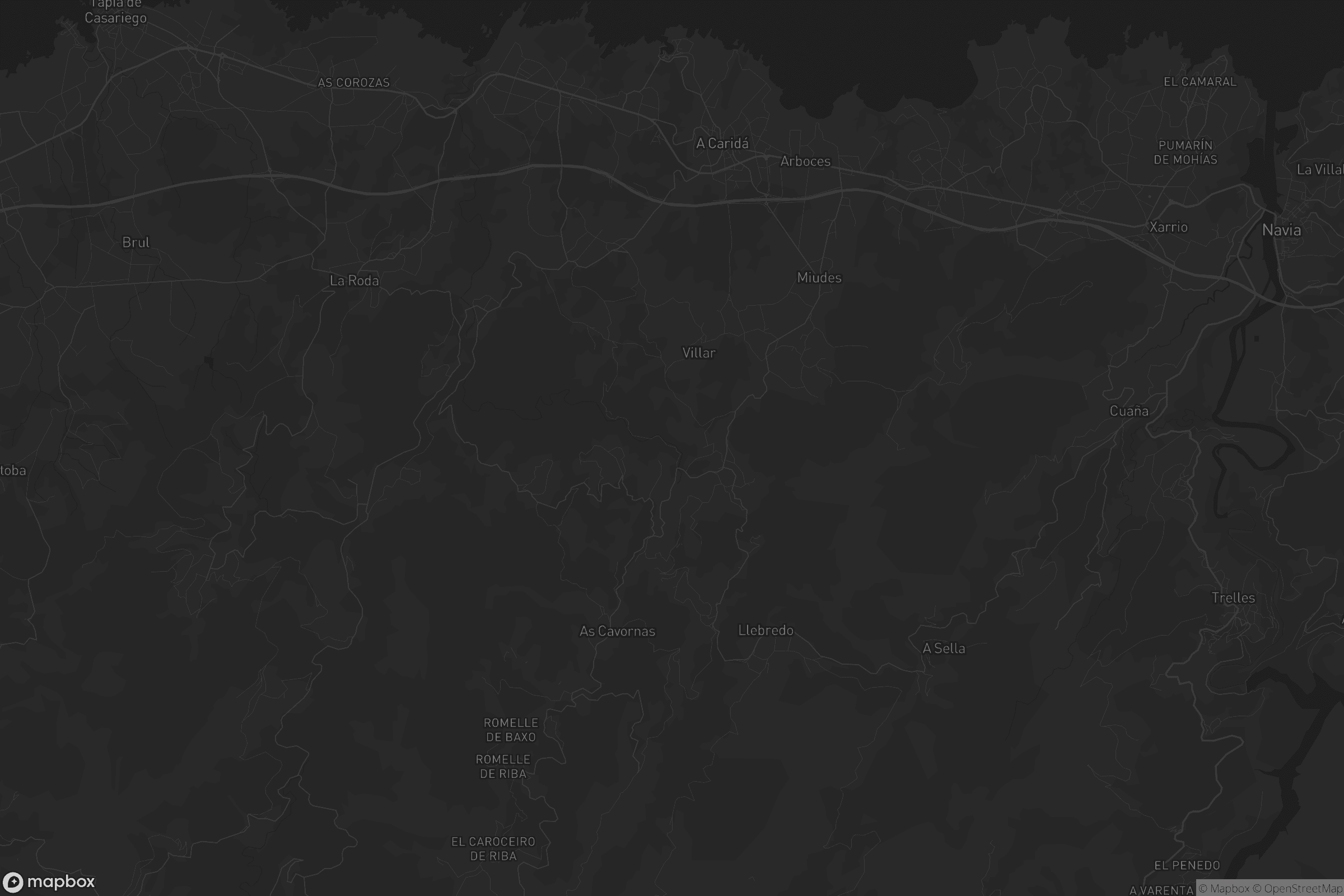 Mapa de El Franco