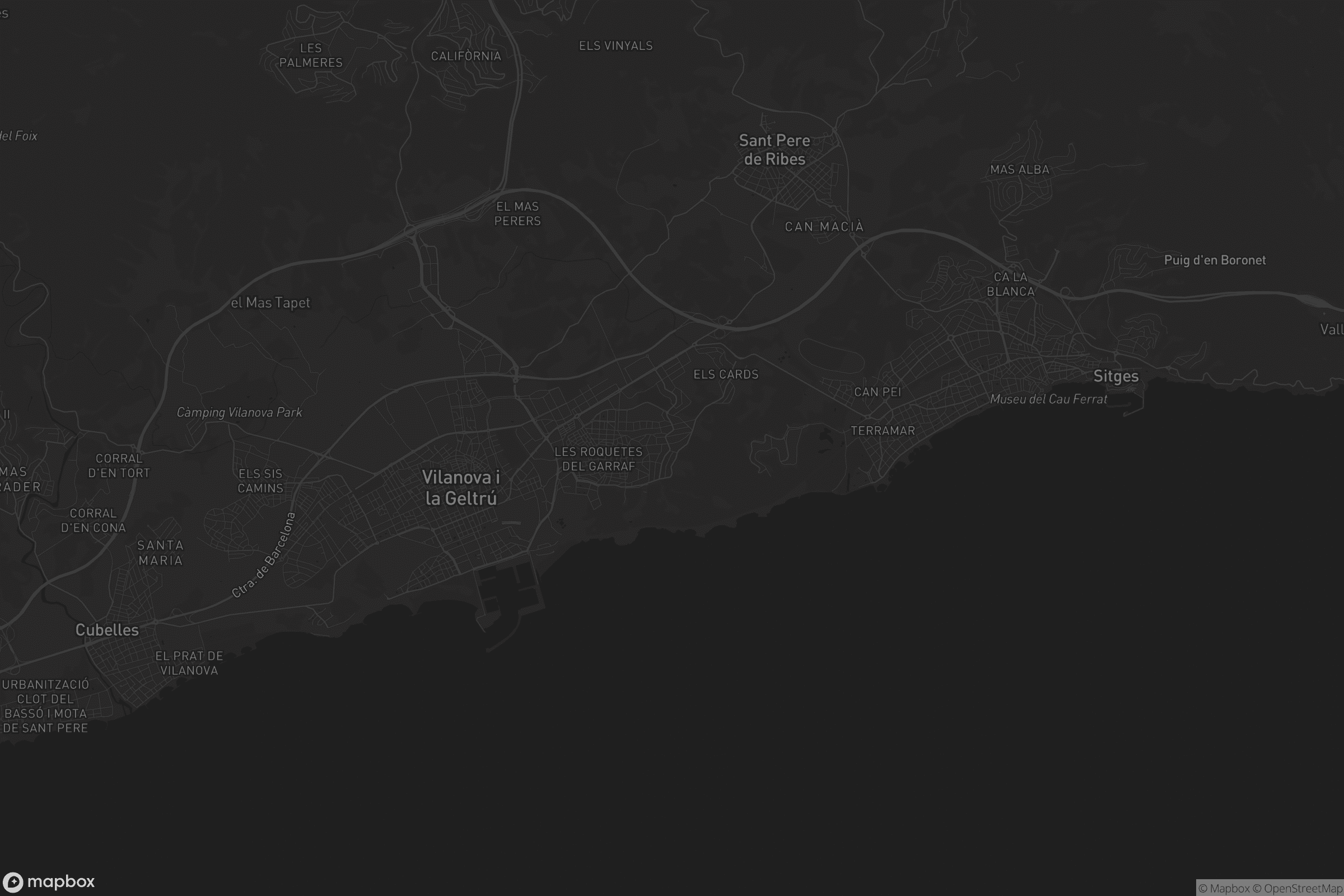 Mapa de el Mas d'en Serra