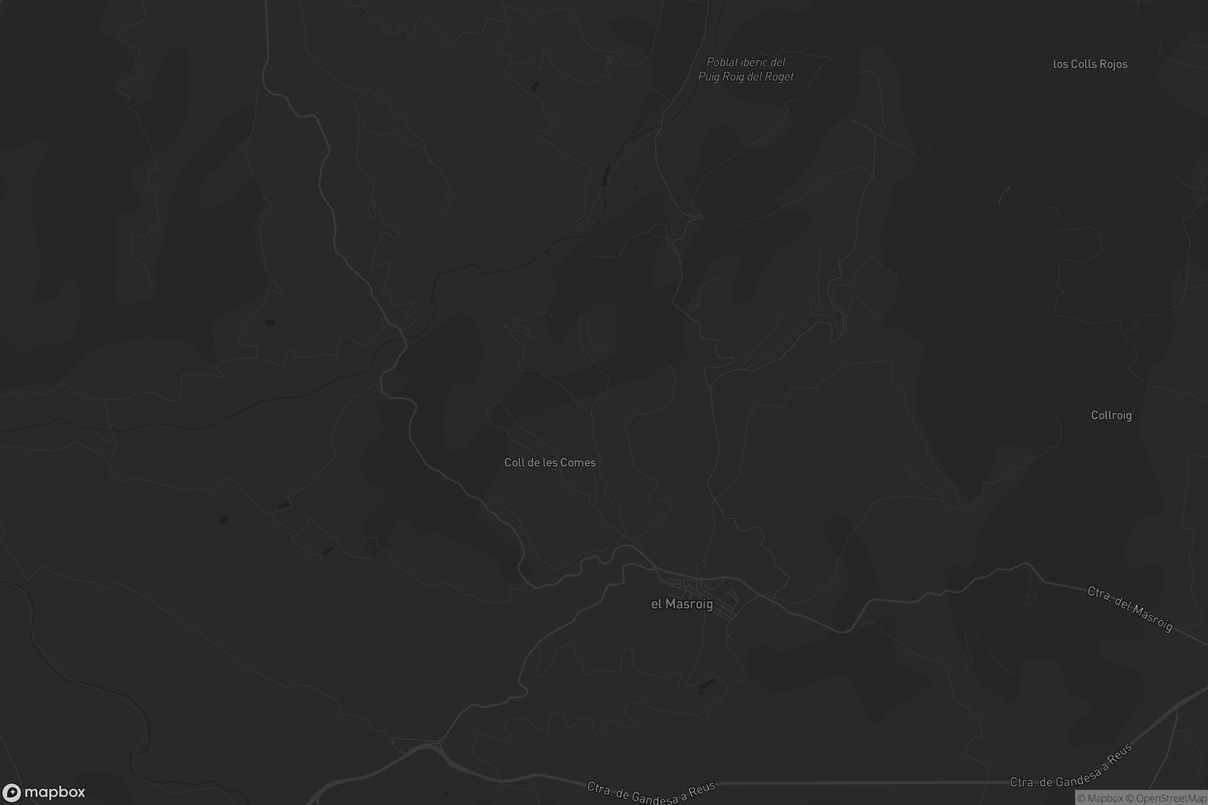 Mapa de el Masroig