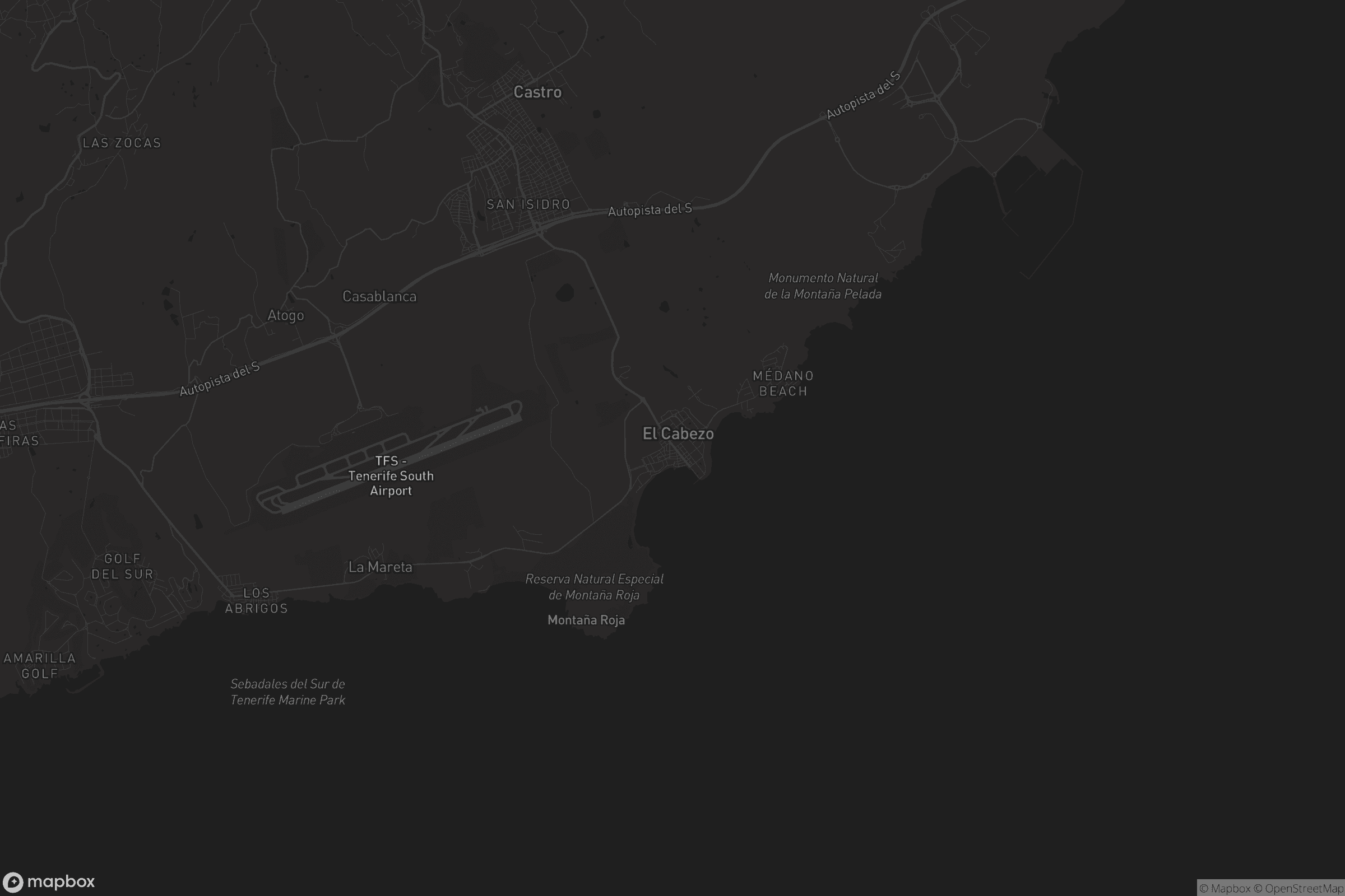 Mapa de El Médano