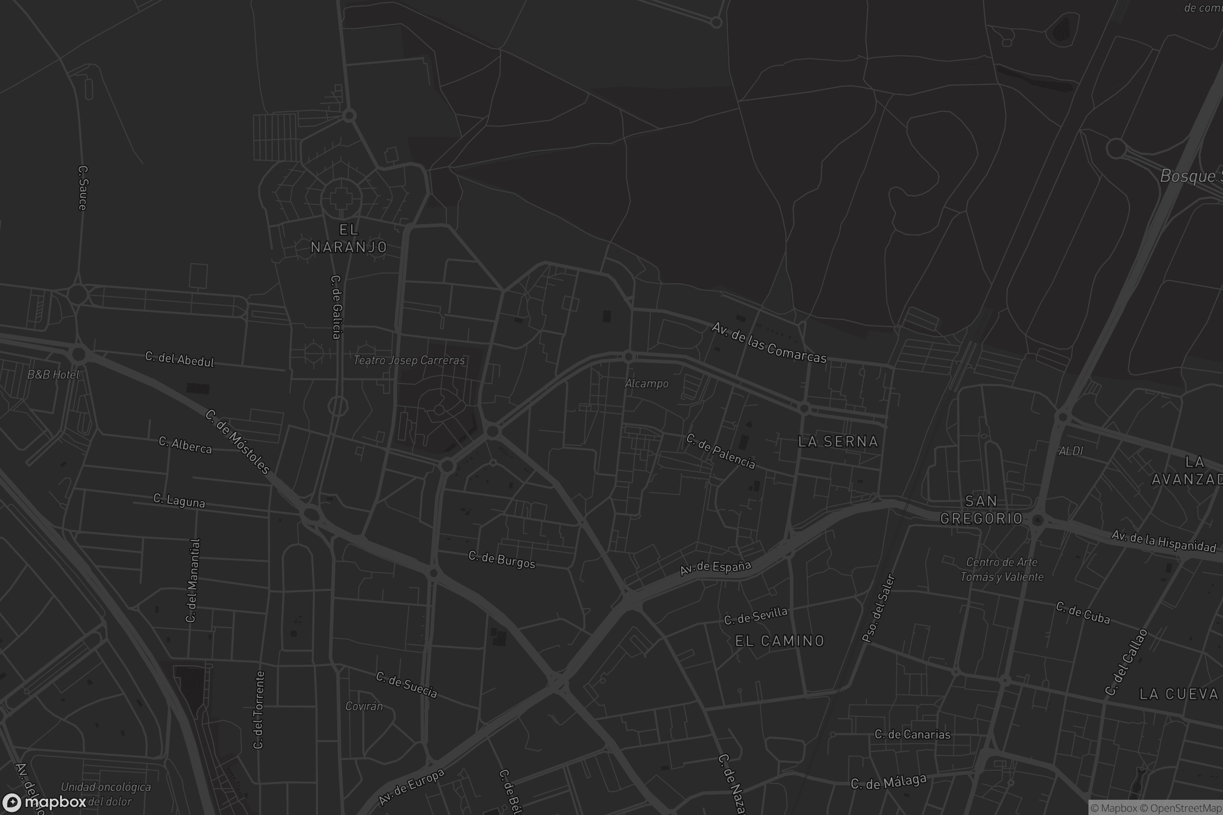 Mapa de El Naranjo - La Serna