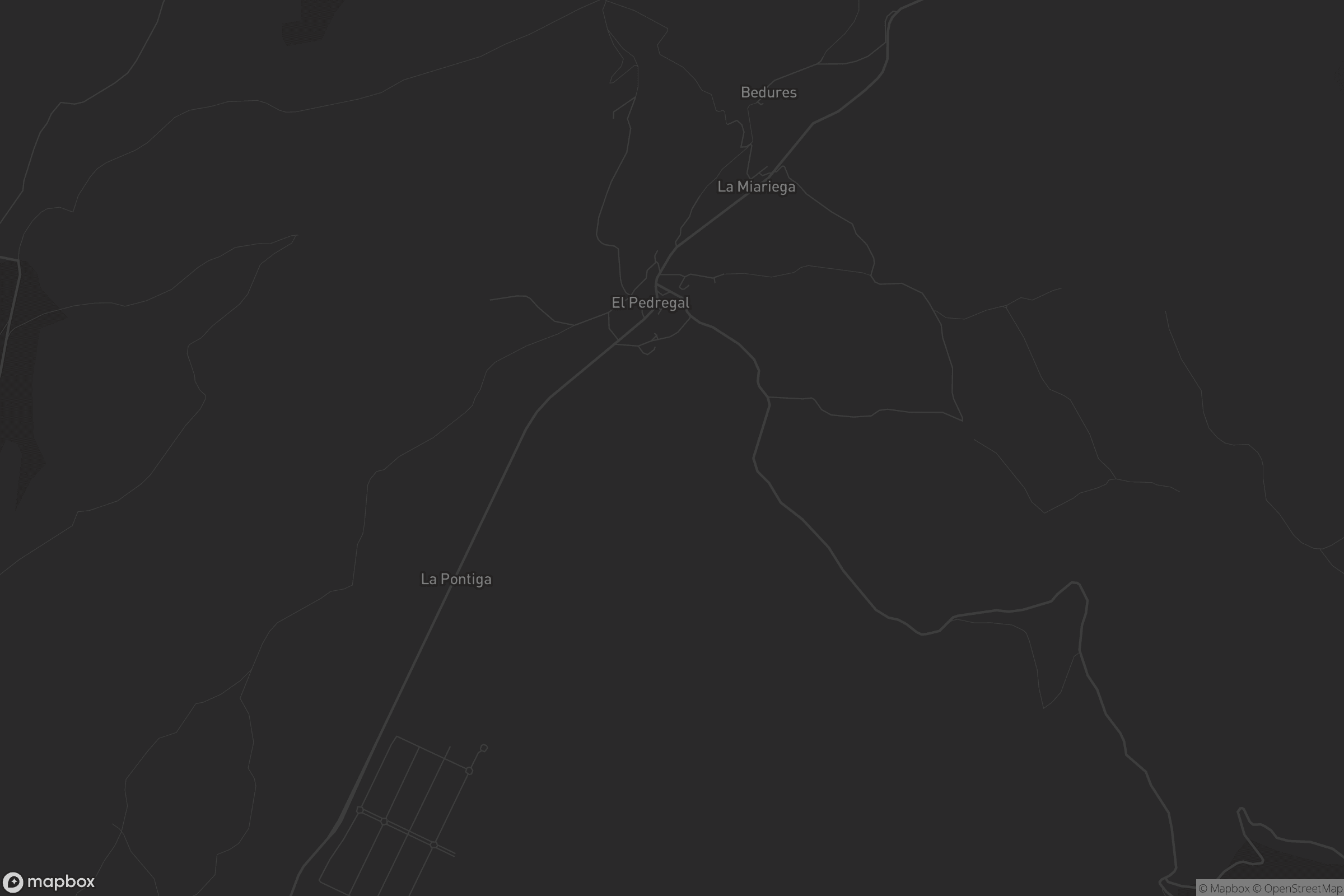 Mapa de El Pedregal