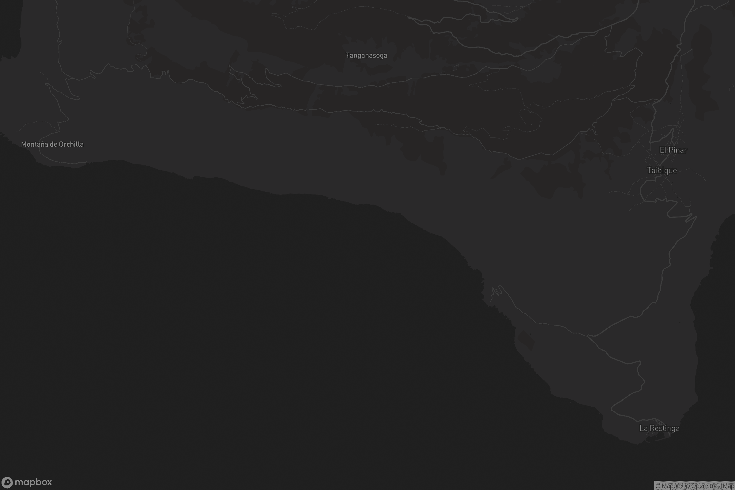 Mapa de El Pinar de El Hierro