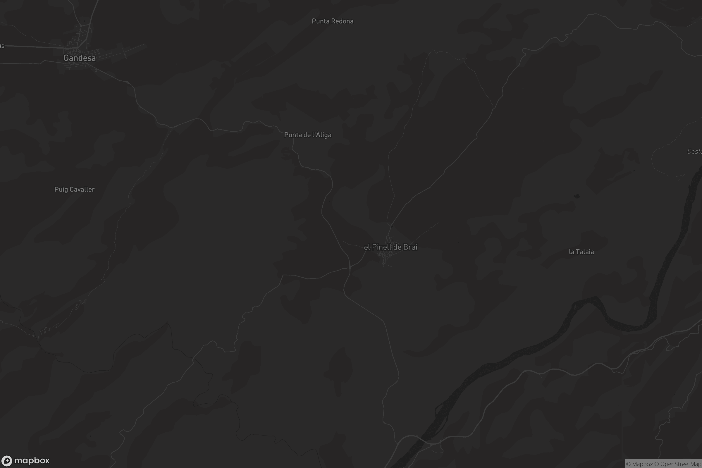 Mapa de el Pinell de Brai