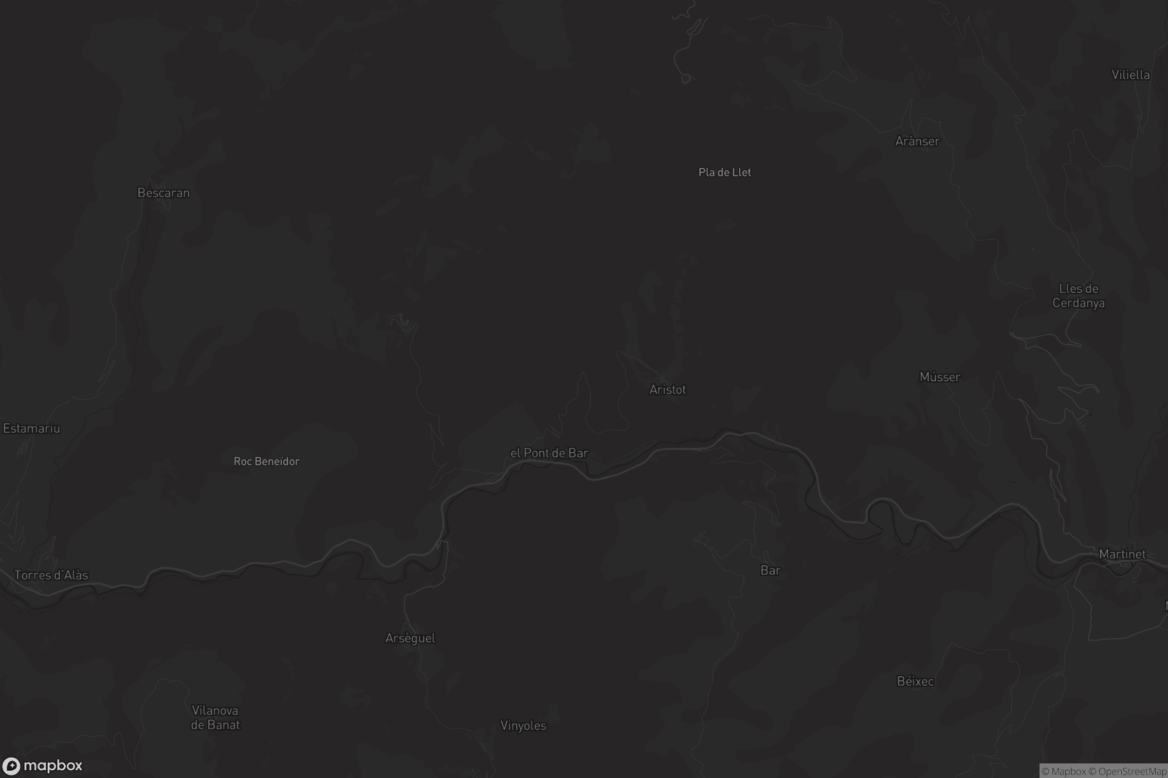 Mapa de el Pont de Bar