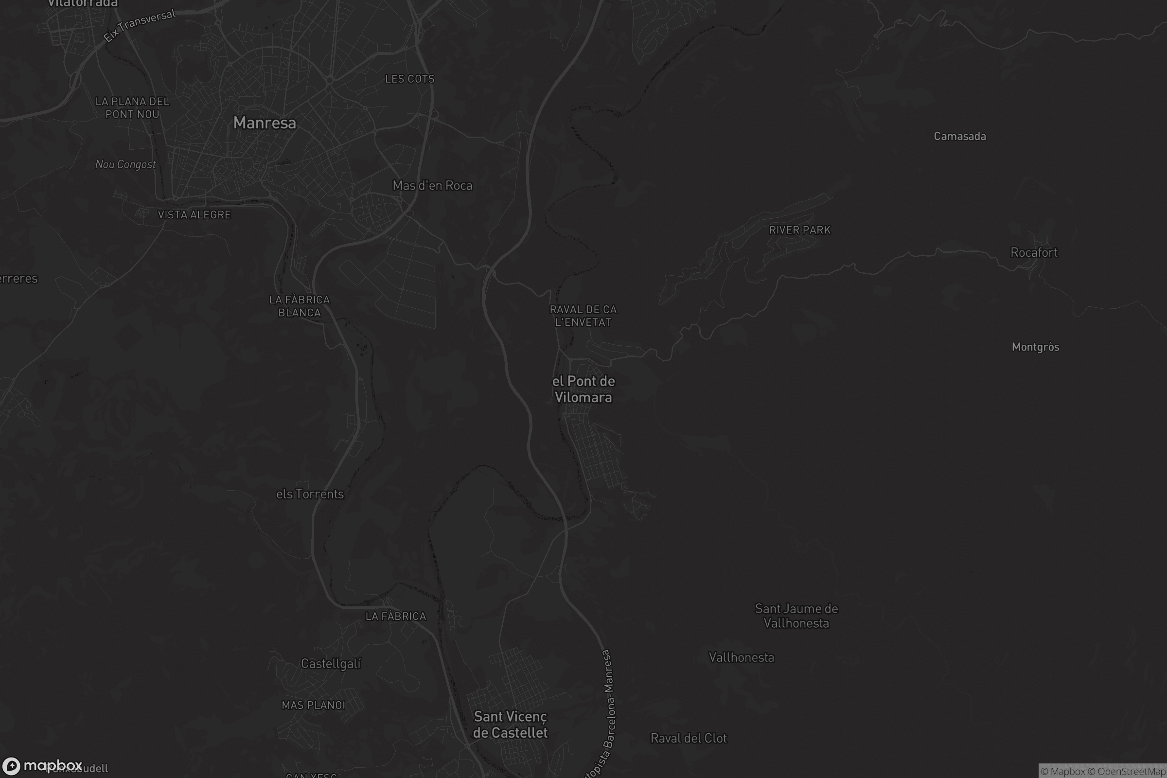 Mapa de el Pont de Vilomara