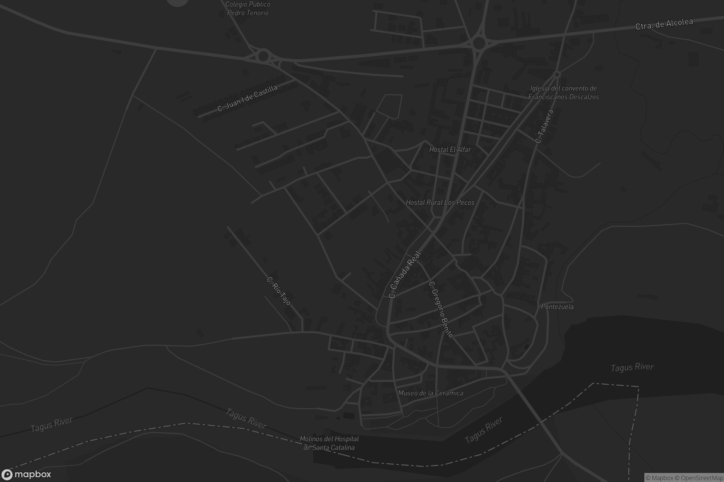 Mapa de El Puente del Arzobispo