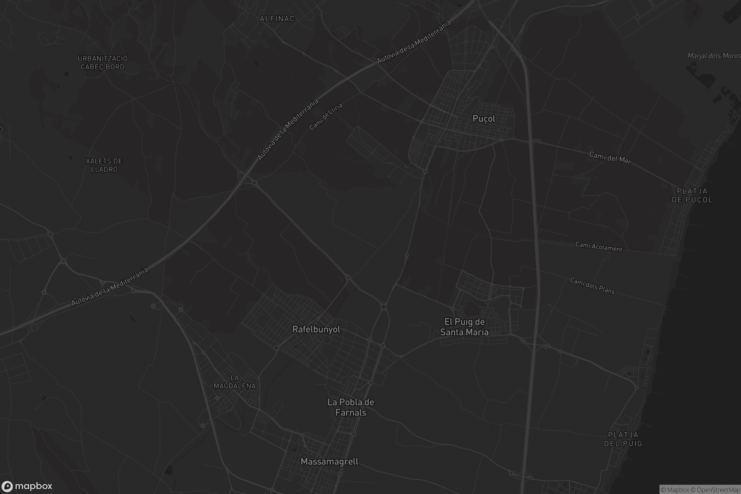 Mapa de el Puig de Santa Maria