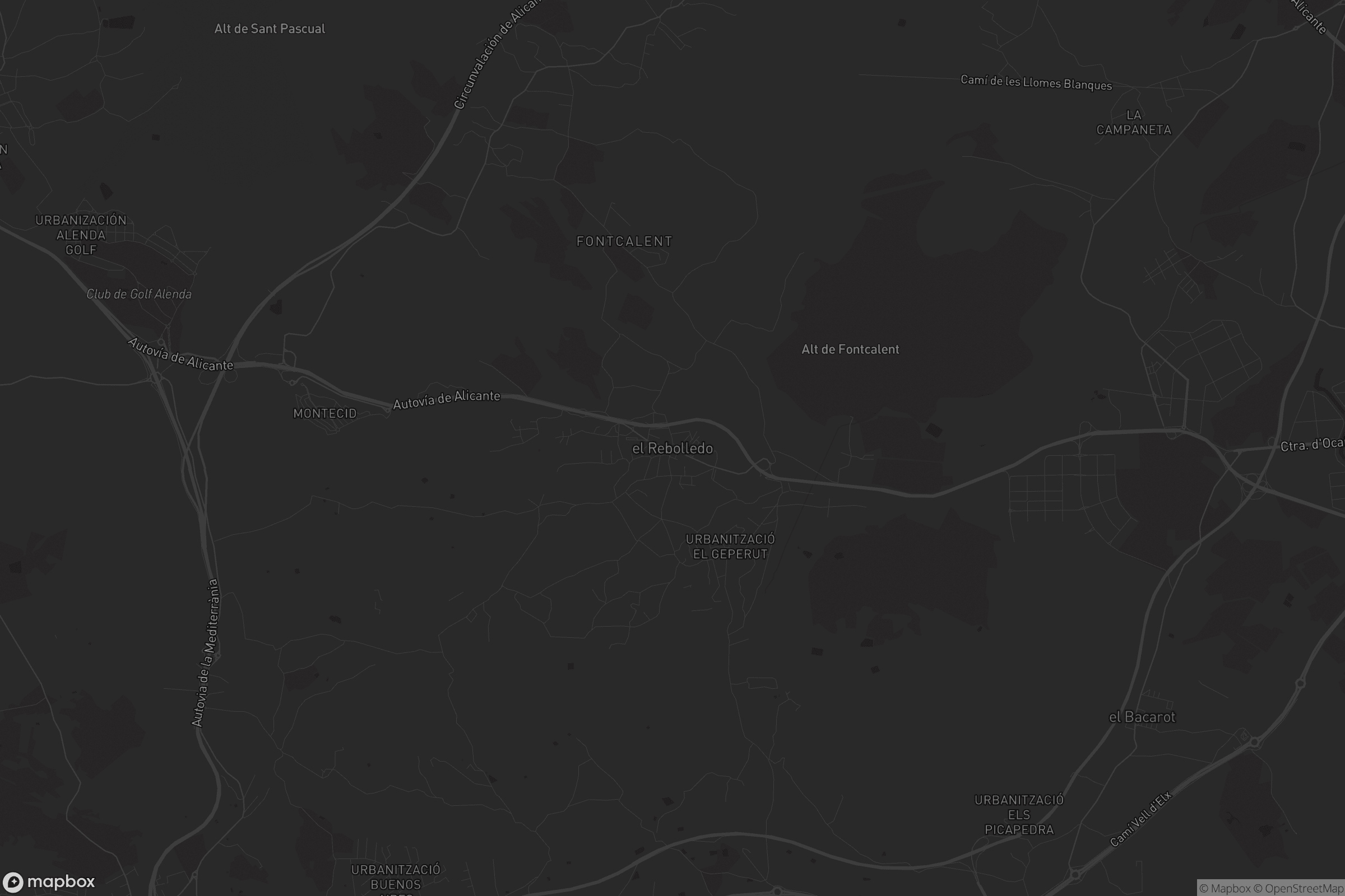 Mapa de el Rebolledo