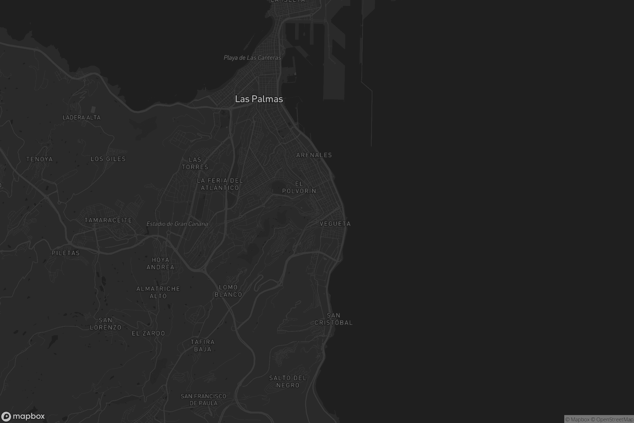 Mapa de El Risco de San Nicolás