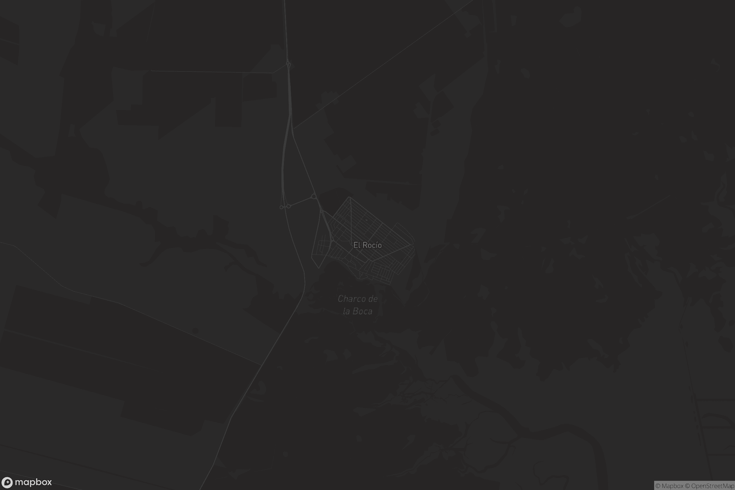 Mapa de El Rocío