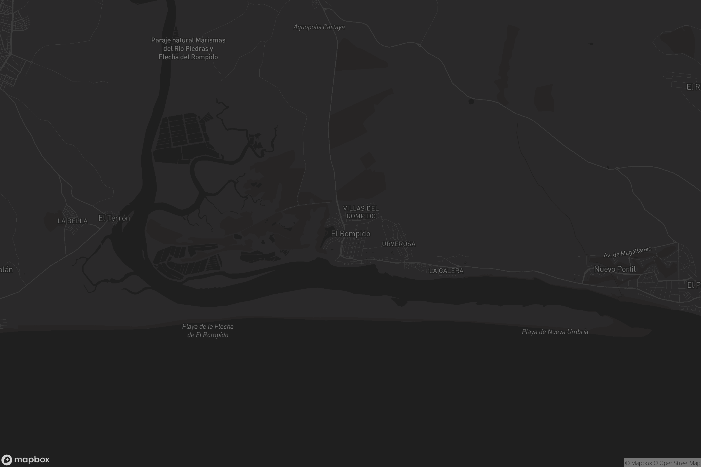 Mapa de El Rompido