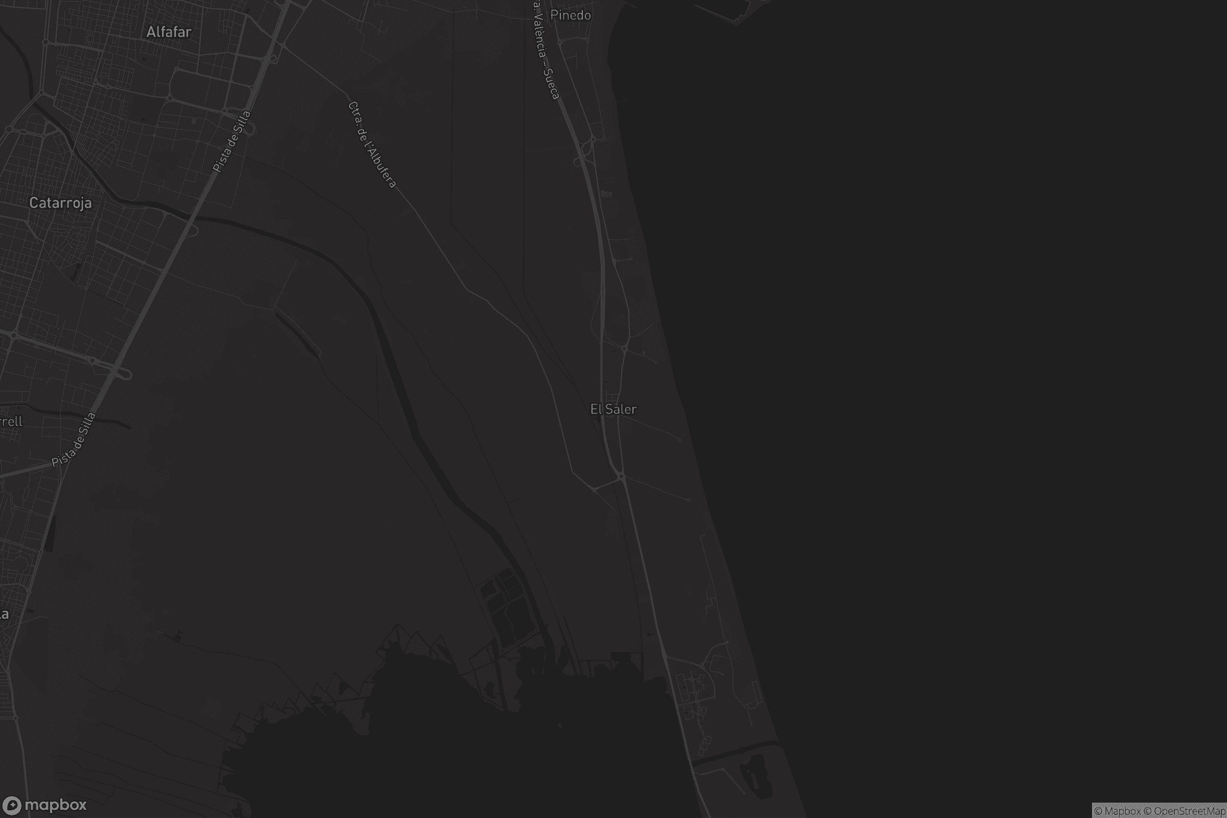 Mapa de el Saler
