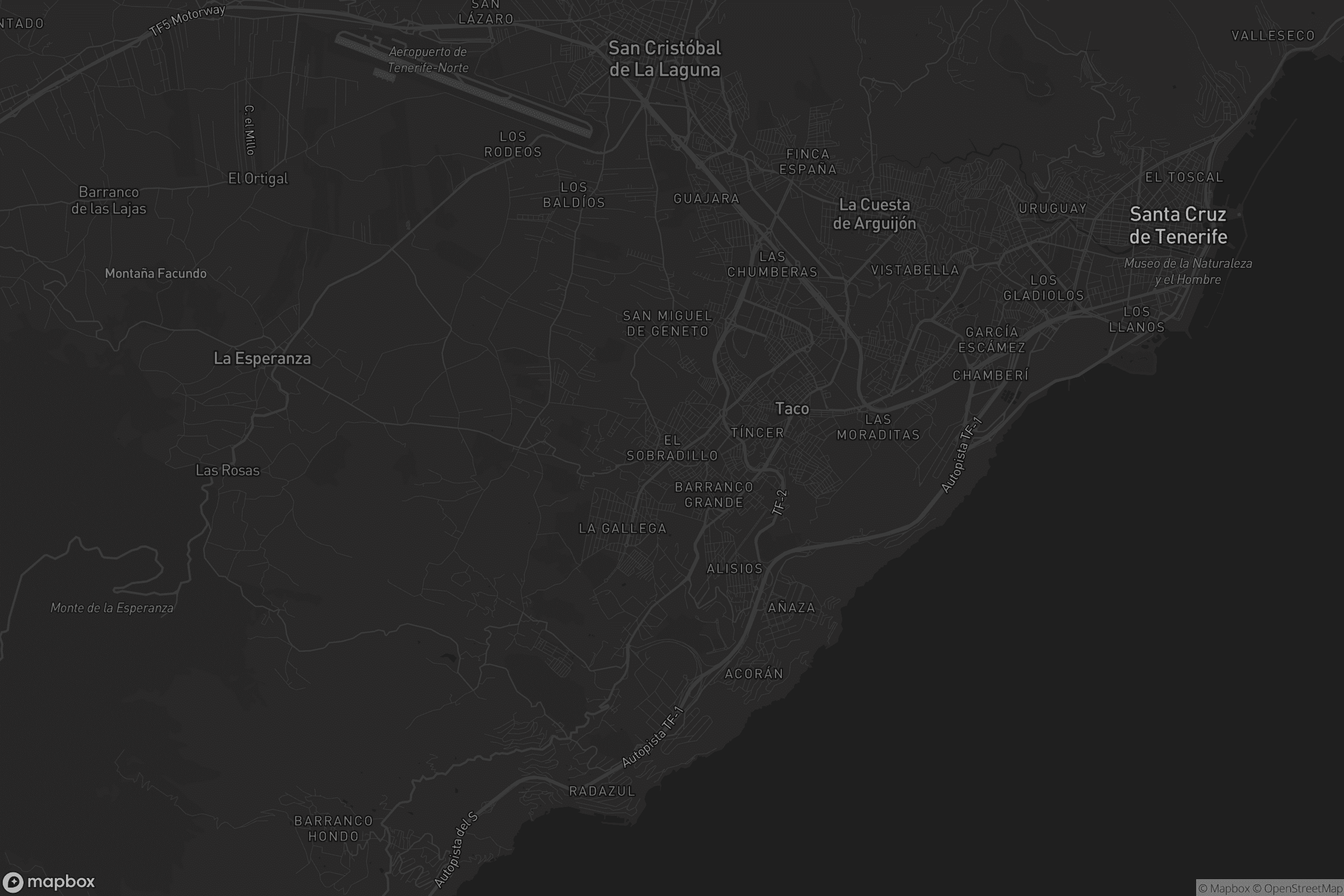 Mapa de El Sobradillo