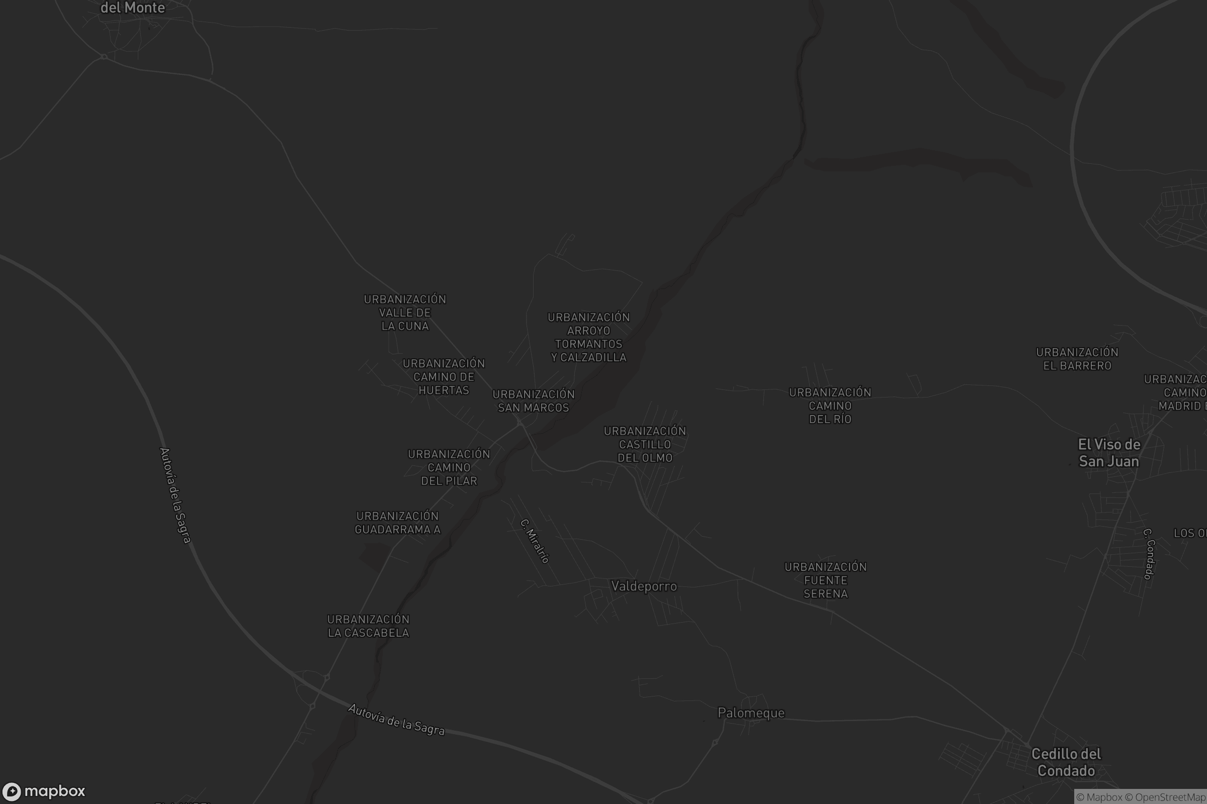 Mapa de El Viso de San Juan