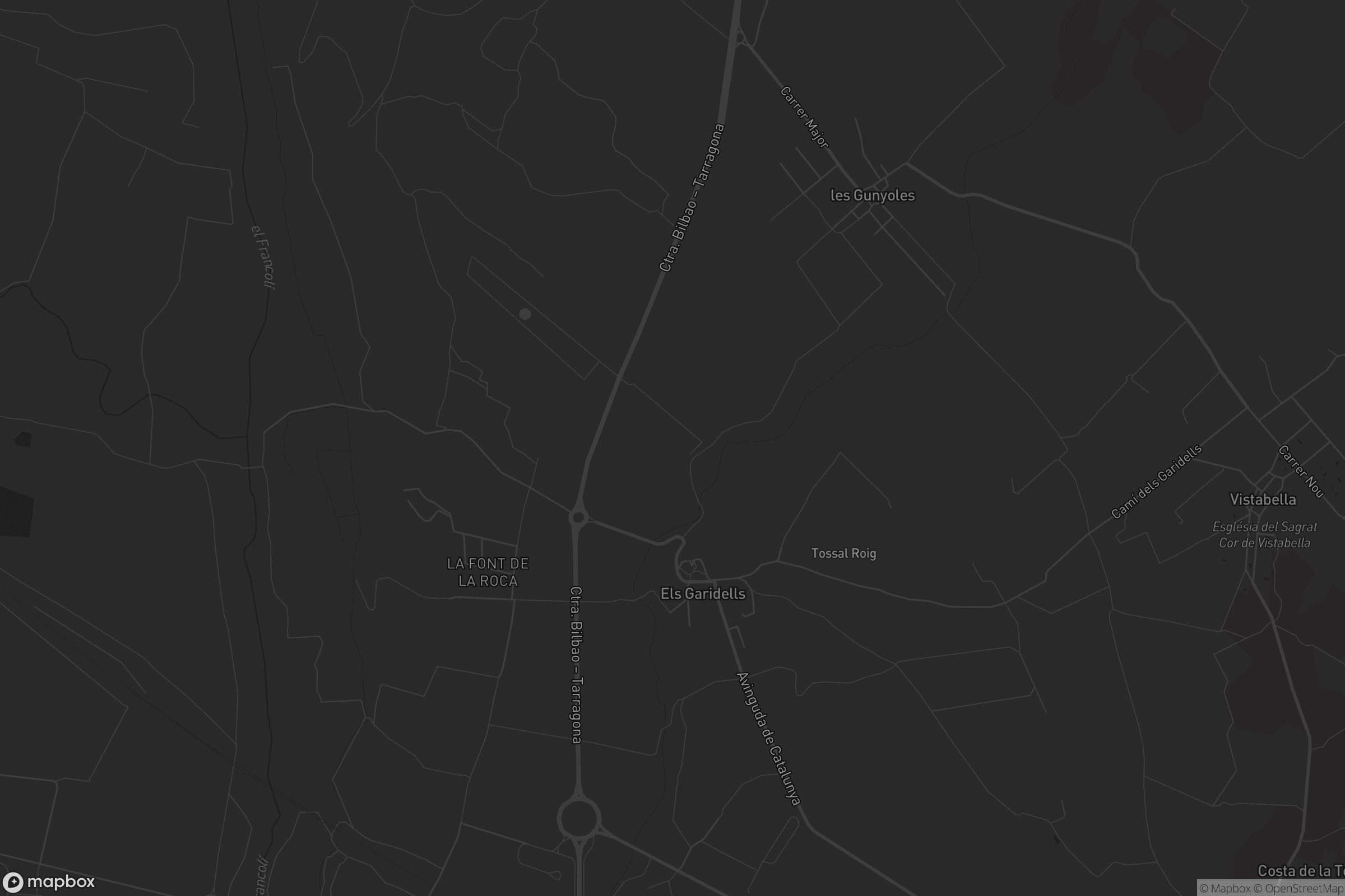 Mapa de els Garidells