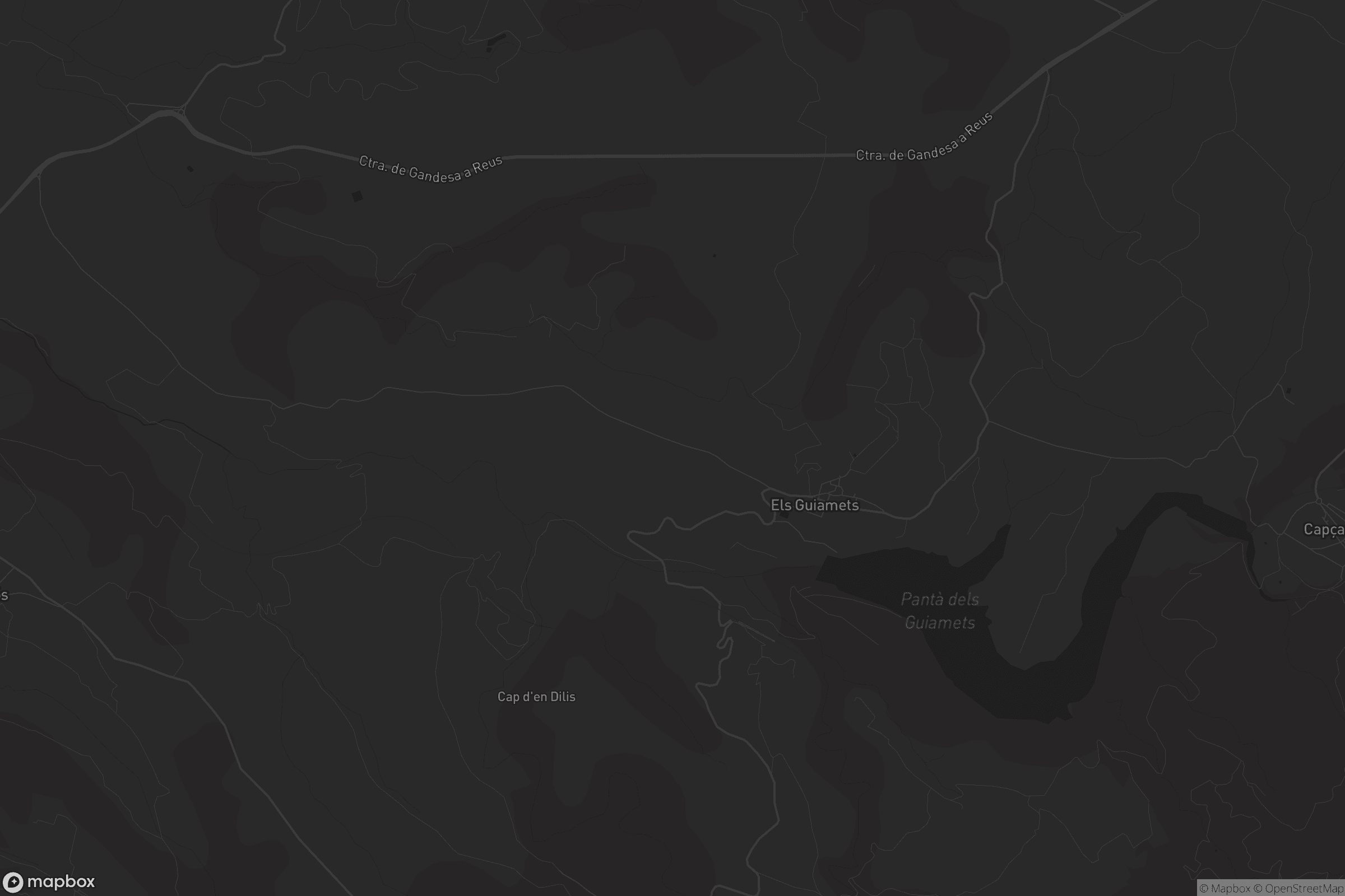 Mapa de els Guiamets