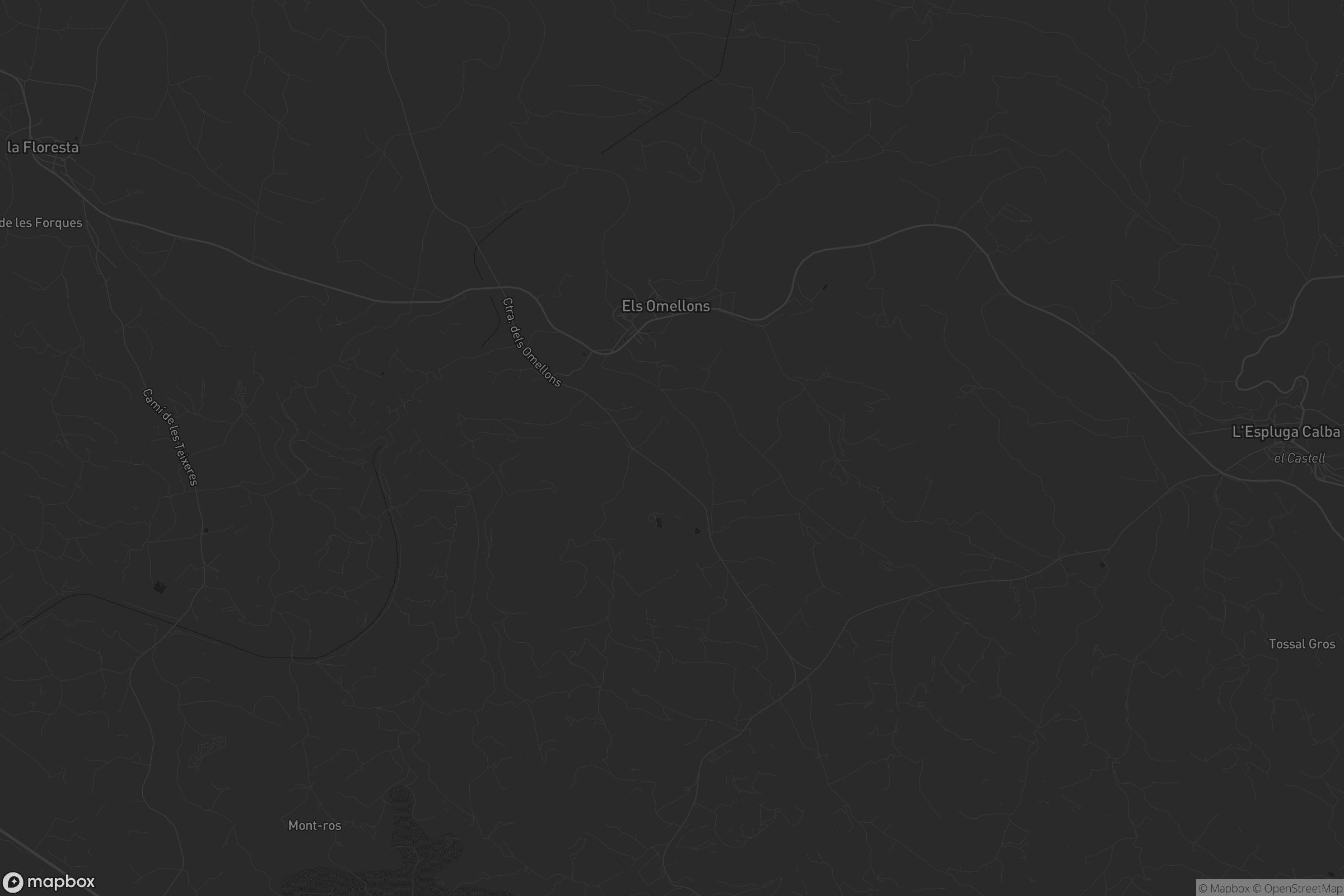 Mapa de els Omellons